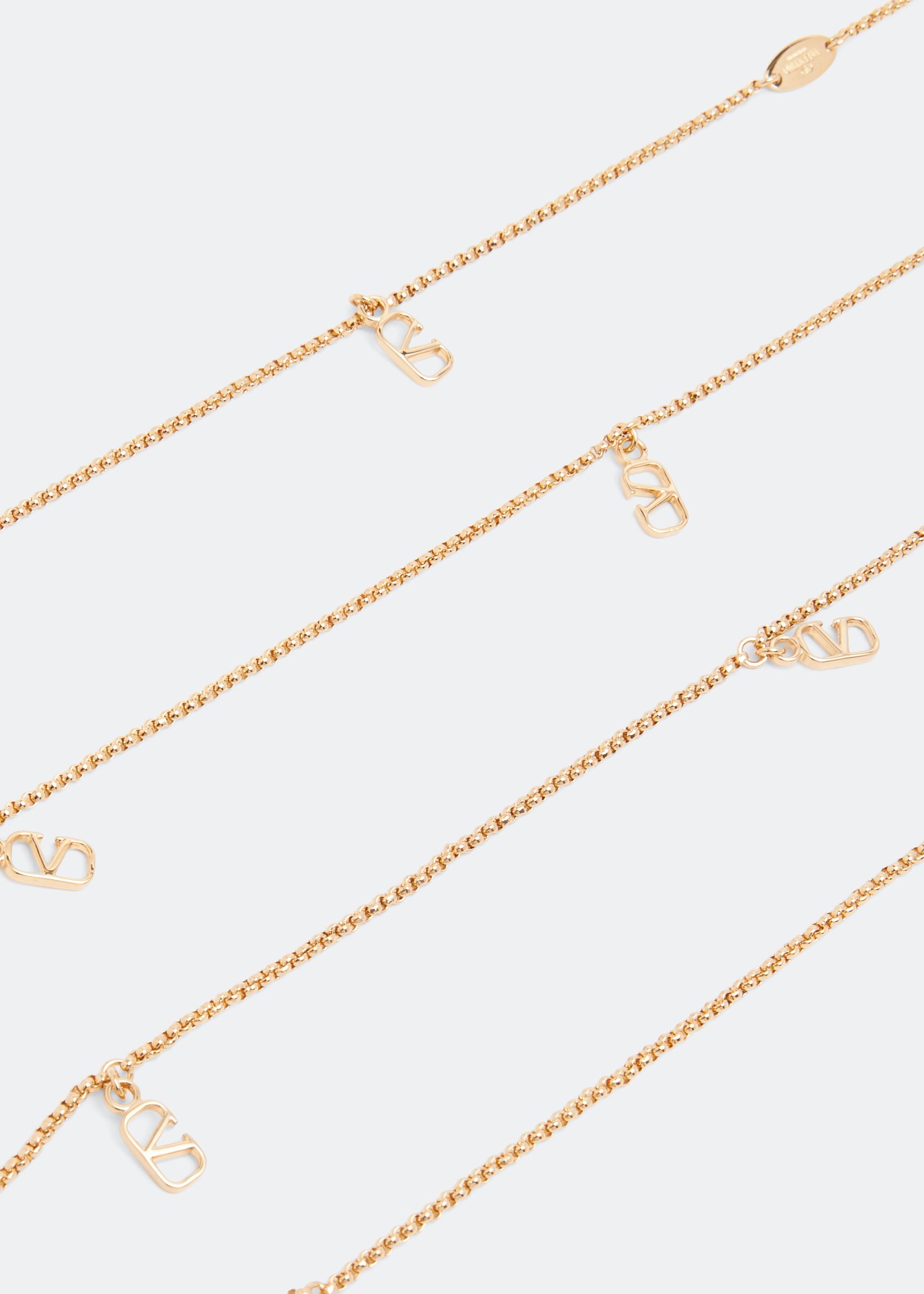 VLogo Signature necklace, Gold