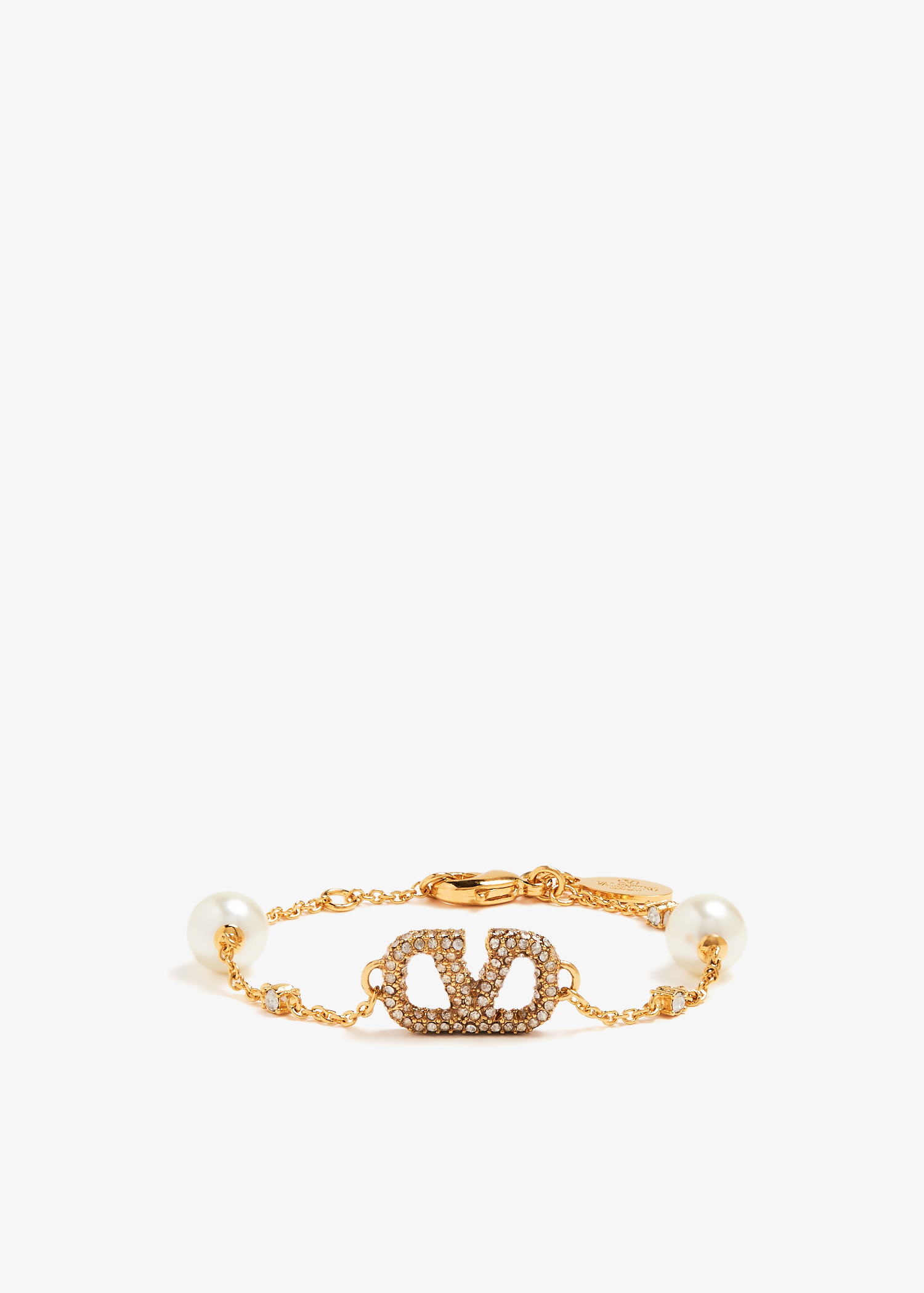 VLogo Signature pearl bracelet, Gold
VLogo Signature pearl bracelet, Gold