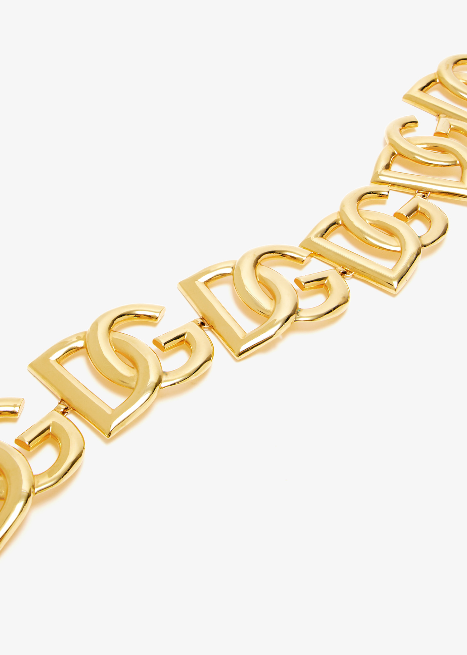 DG multi-logo belt, Gold