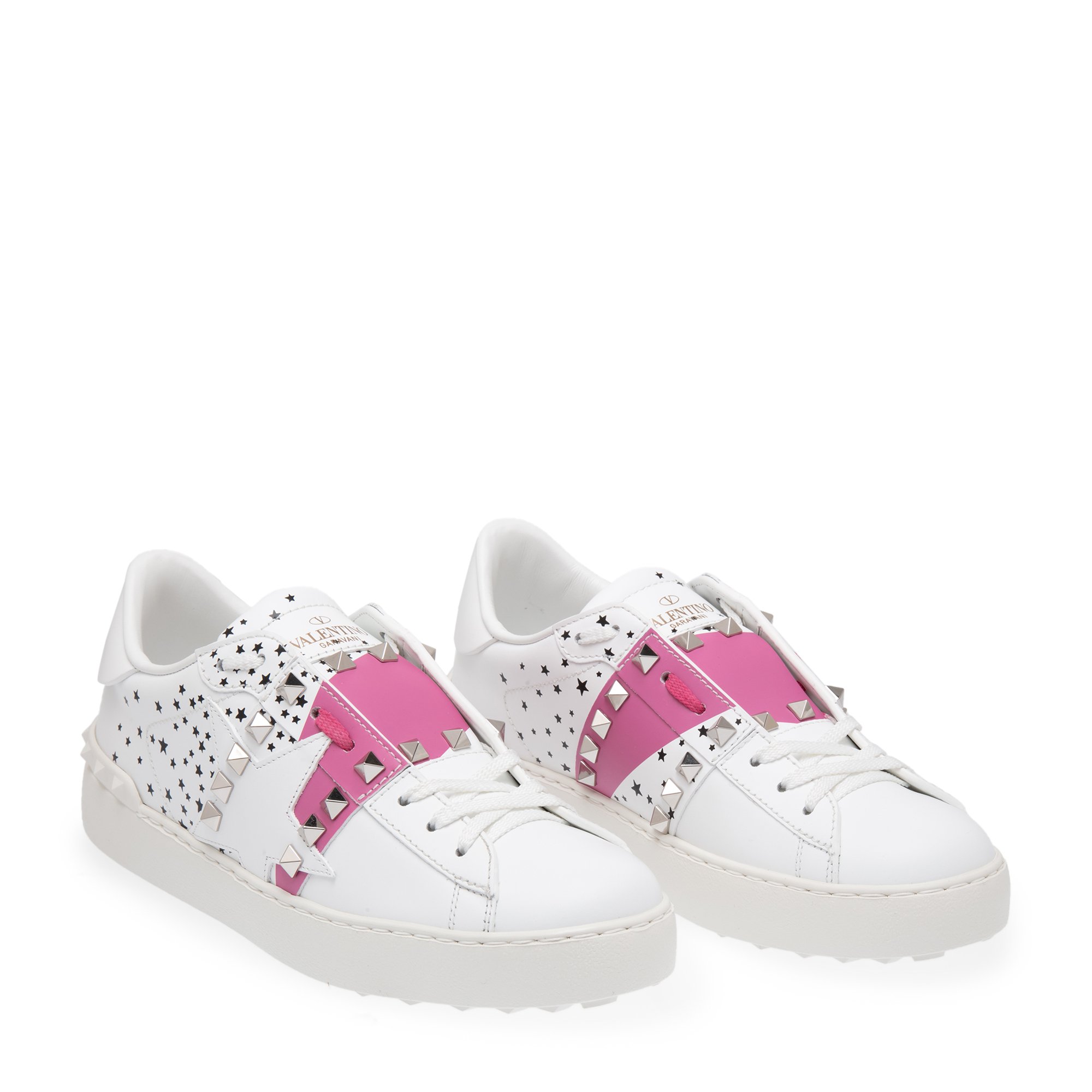 Rockstud sneakers, White