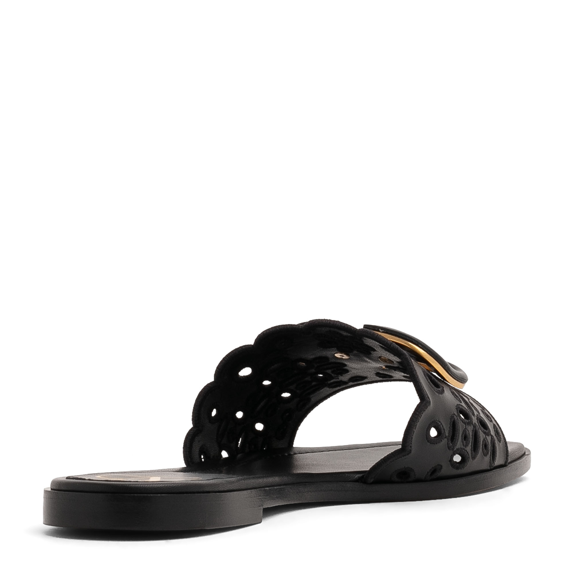 VLogo Signature sandals, Black