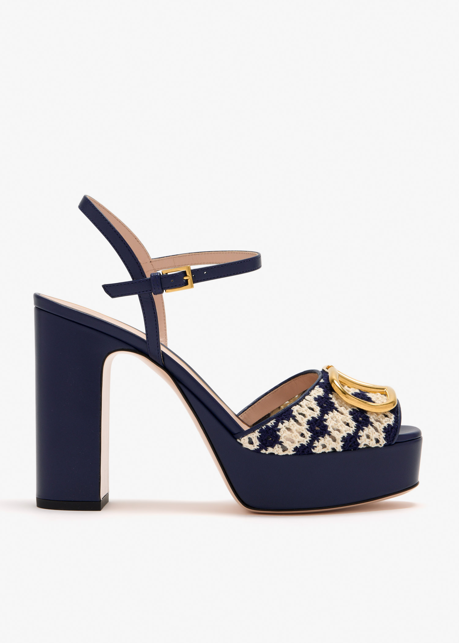 VLogo Signature platform sandals, Navy
VLogo Signature platform sandals, Navy