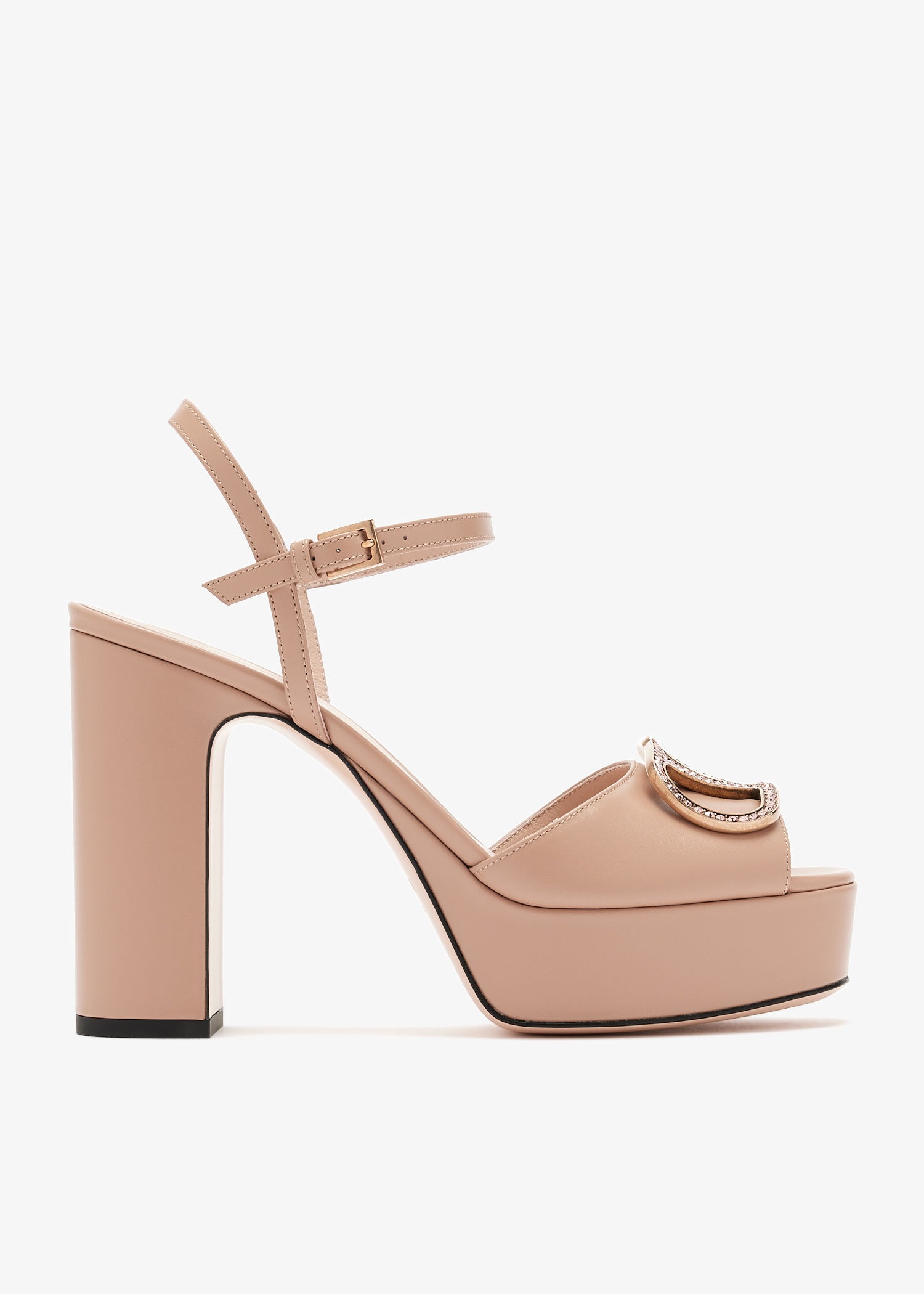 VLogo Signature platform sandals, Beige
VLogo Signature platform sandals, Beige