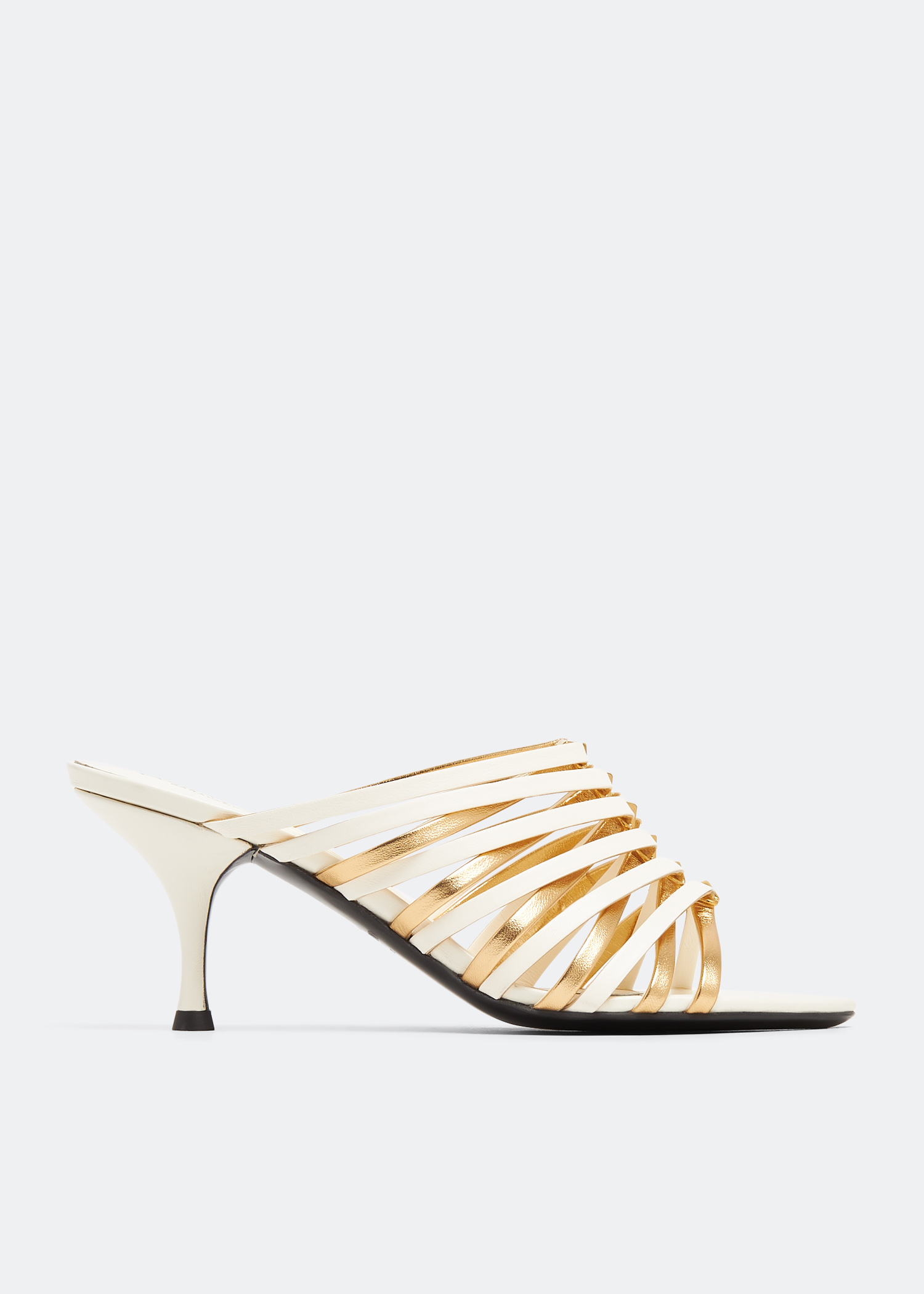 Rockstud strappy sandals, White
Rockstud strappy sandals, White