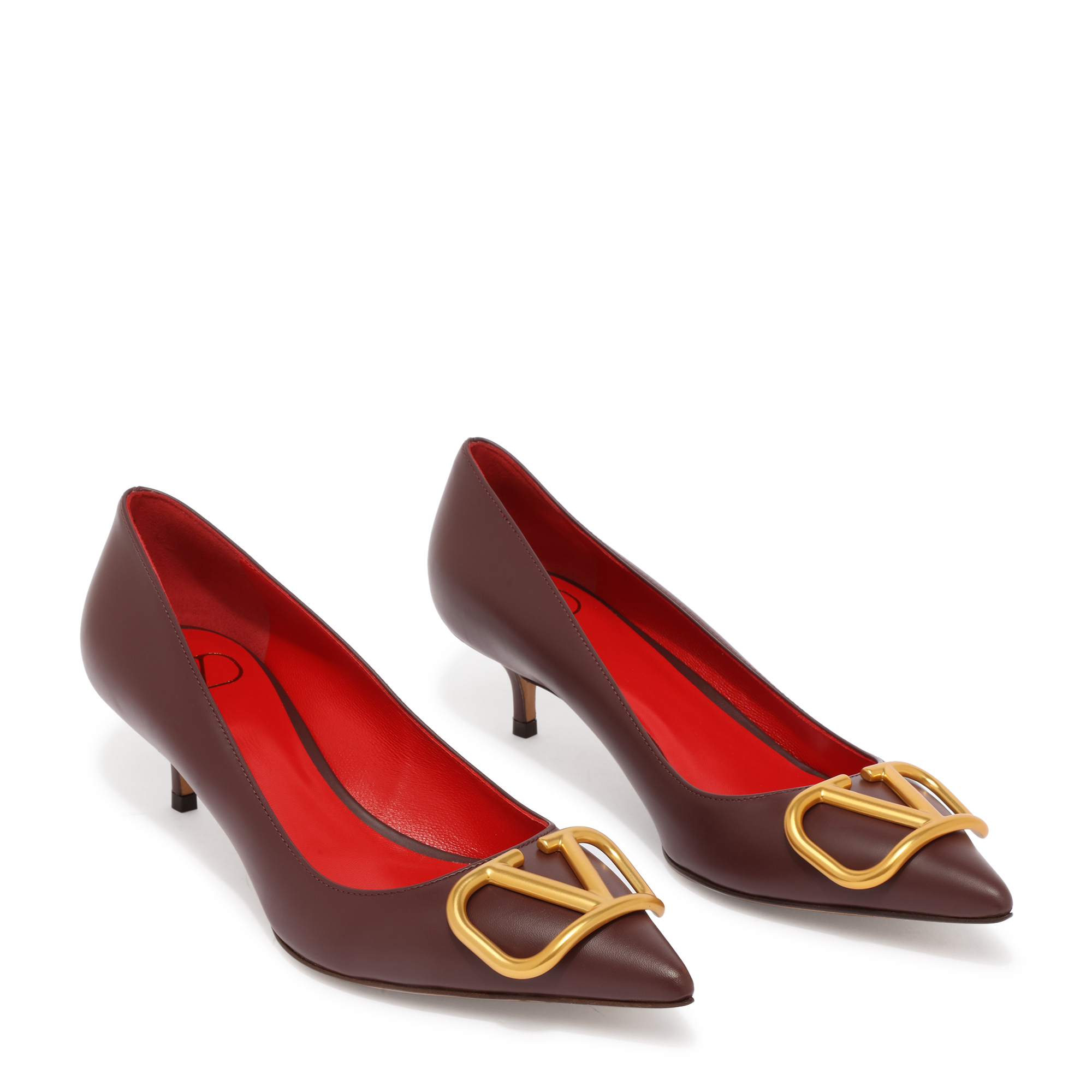 VLogo Signature pumps, Brown