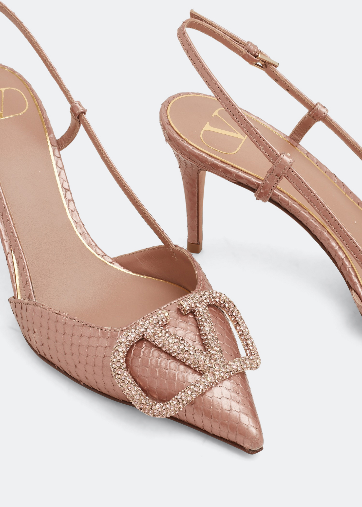 VLogo pumps, Pink