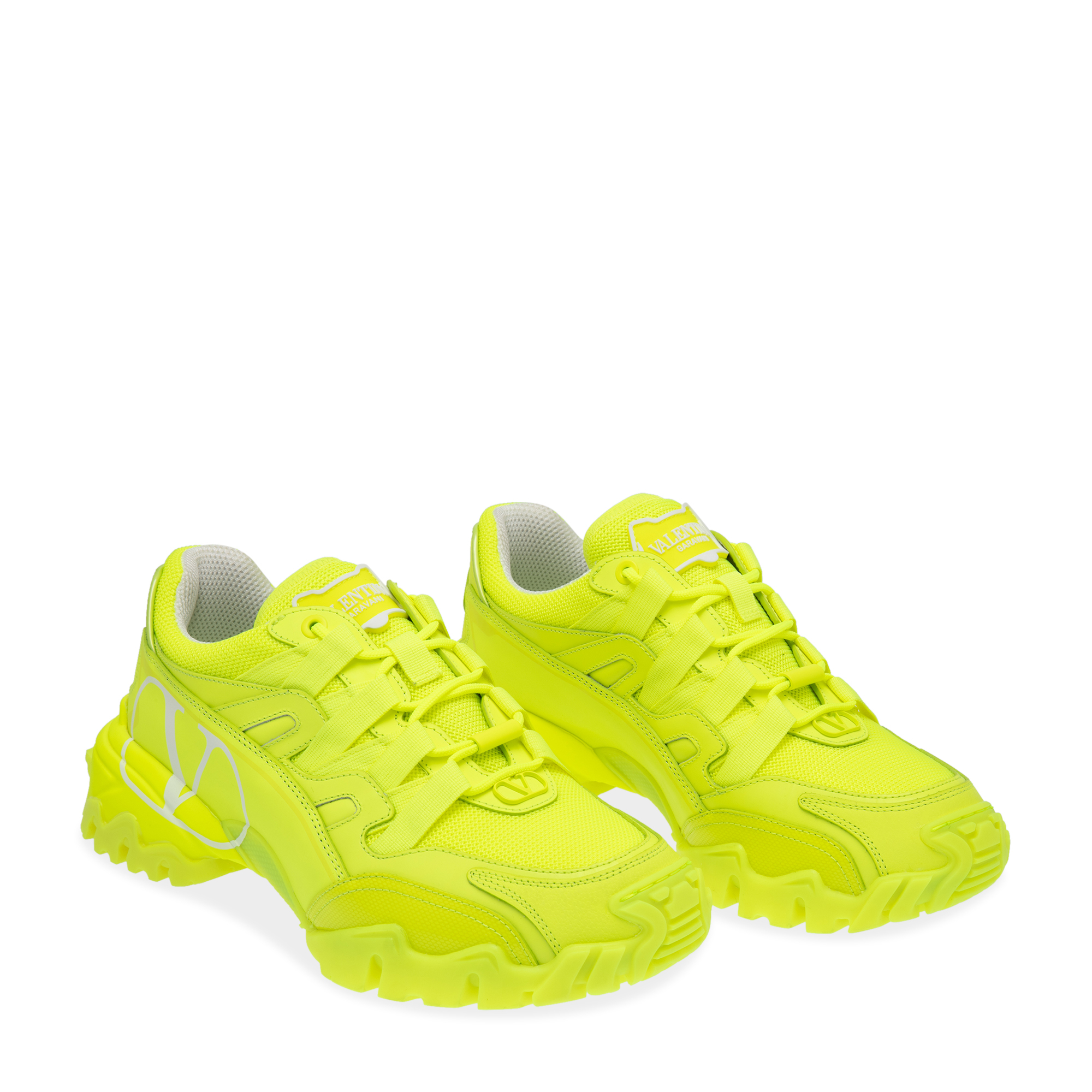 Climber leather sneakers, Yellow