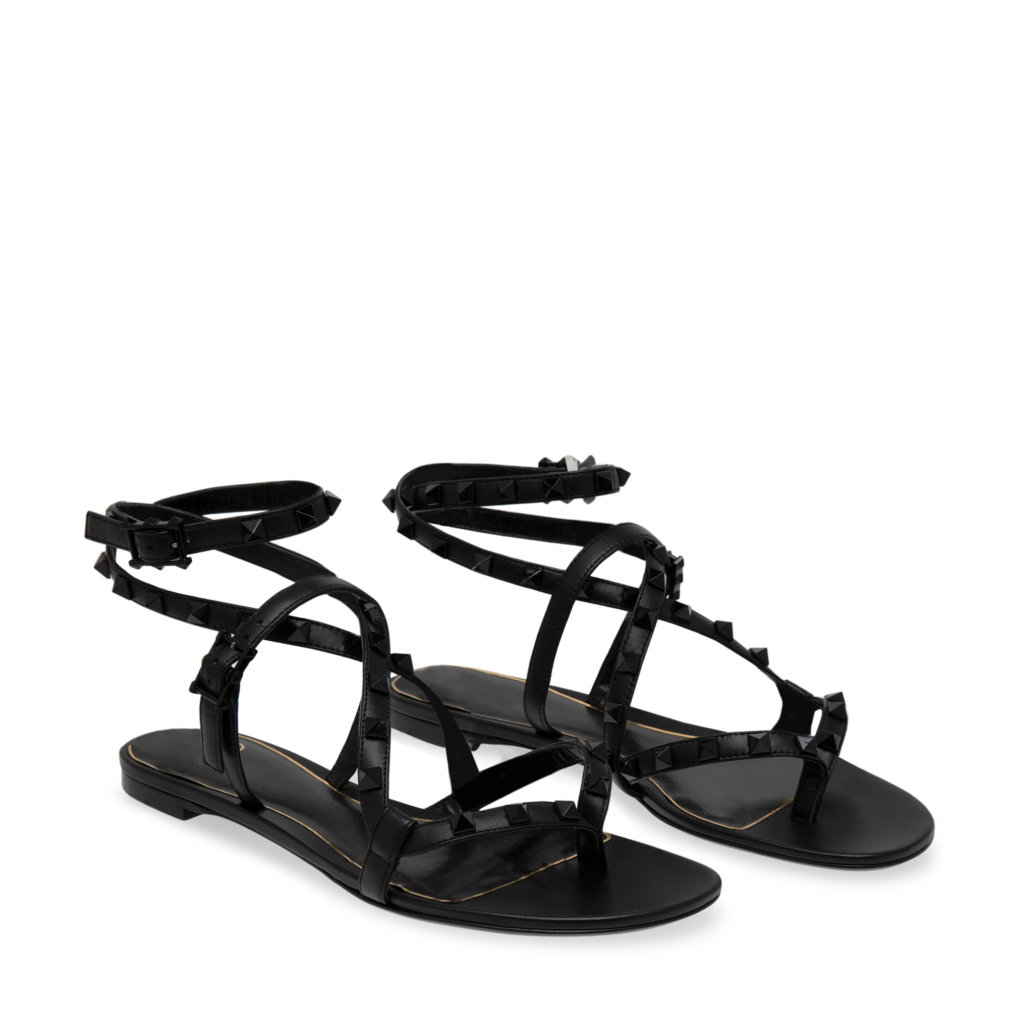 Rockstud Flair sandals, Black