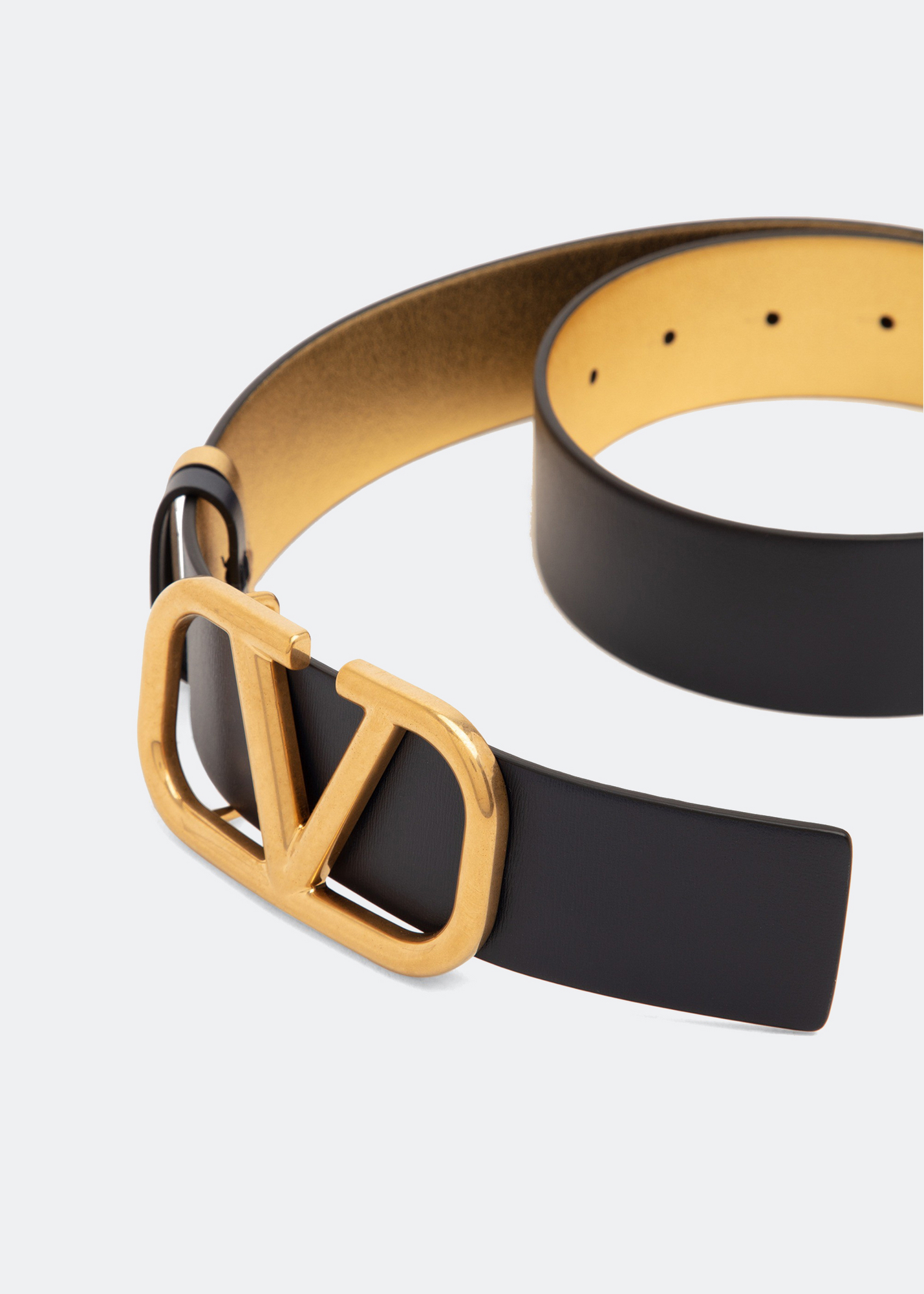 VLogo Signature reversible belt, Blue