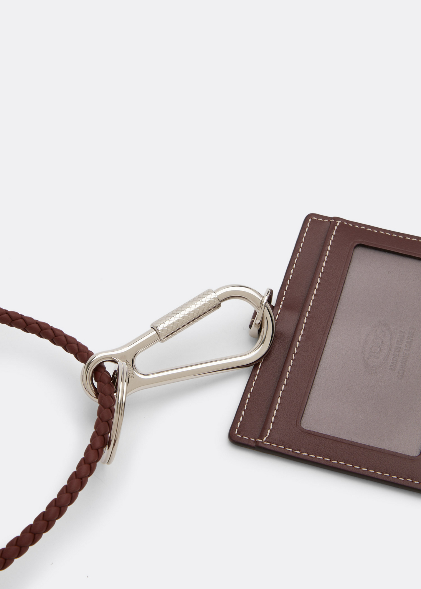 Leather ID cardholder, Red