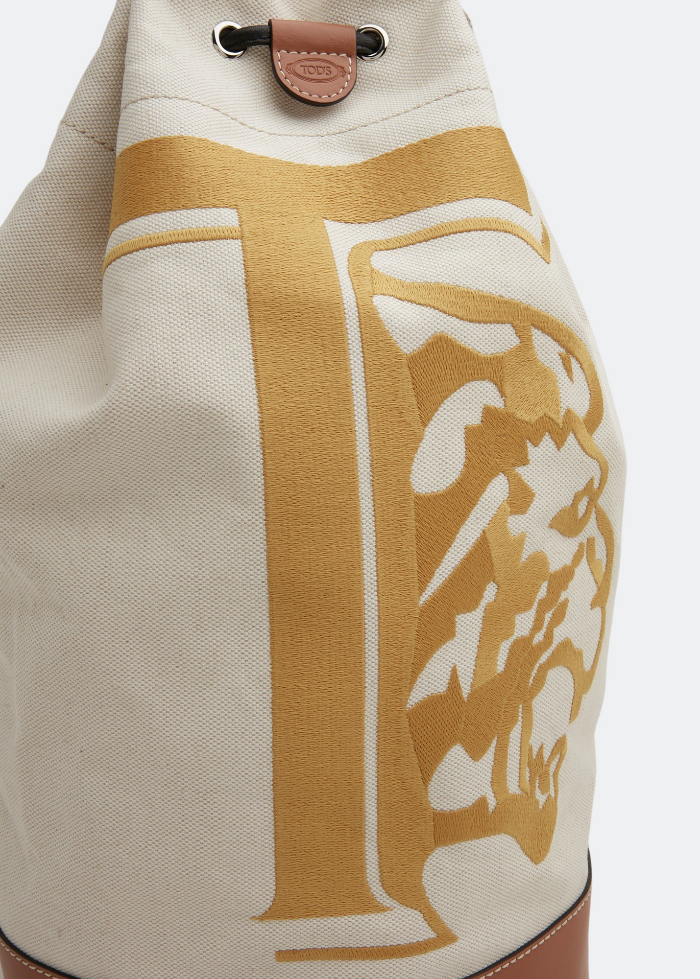 Canvas medium backpack, Beige