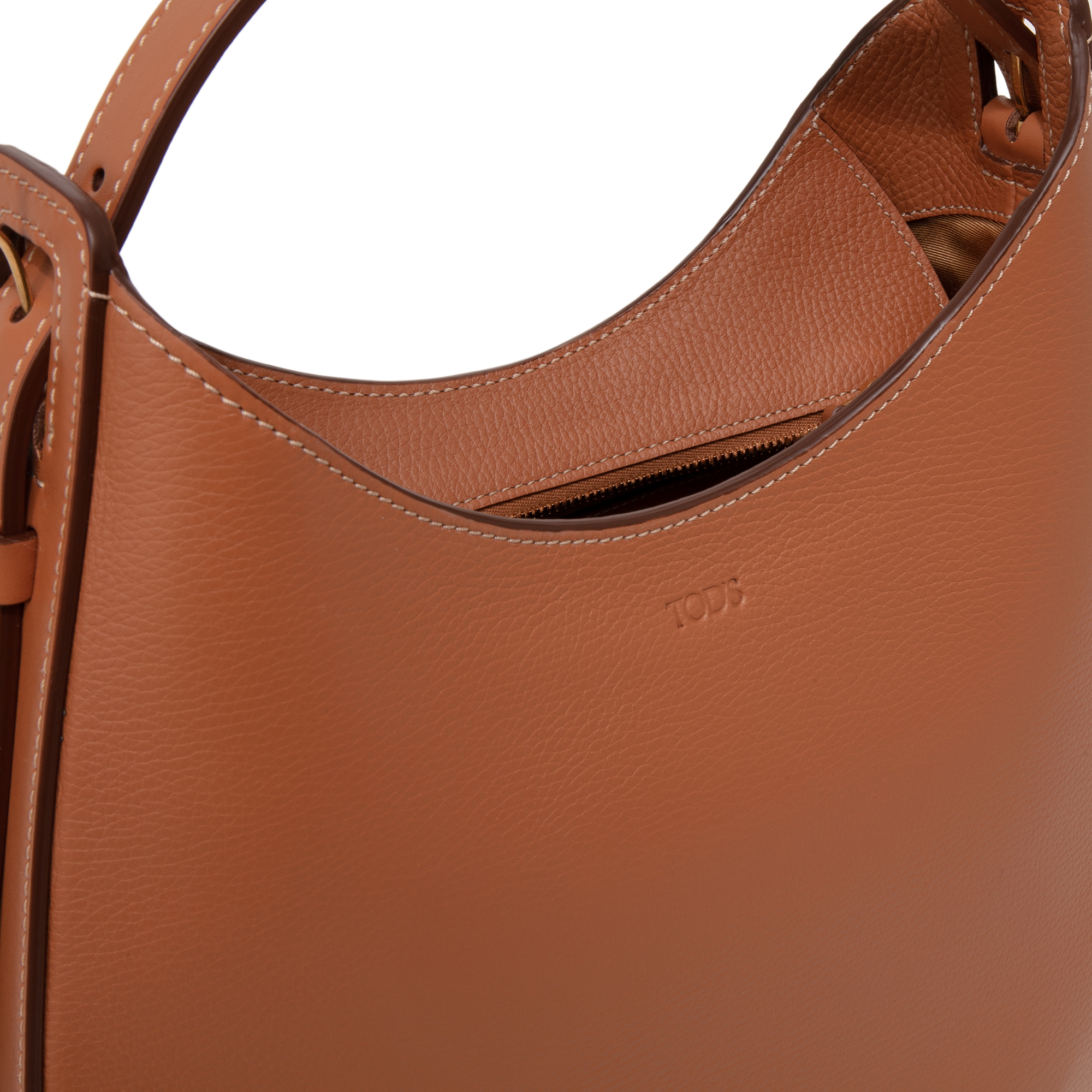 Oboe small hobo bag, Brown