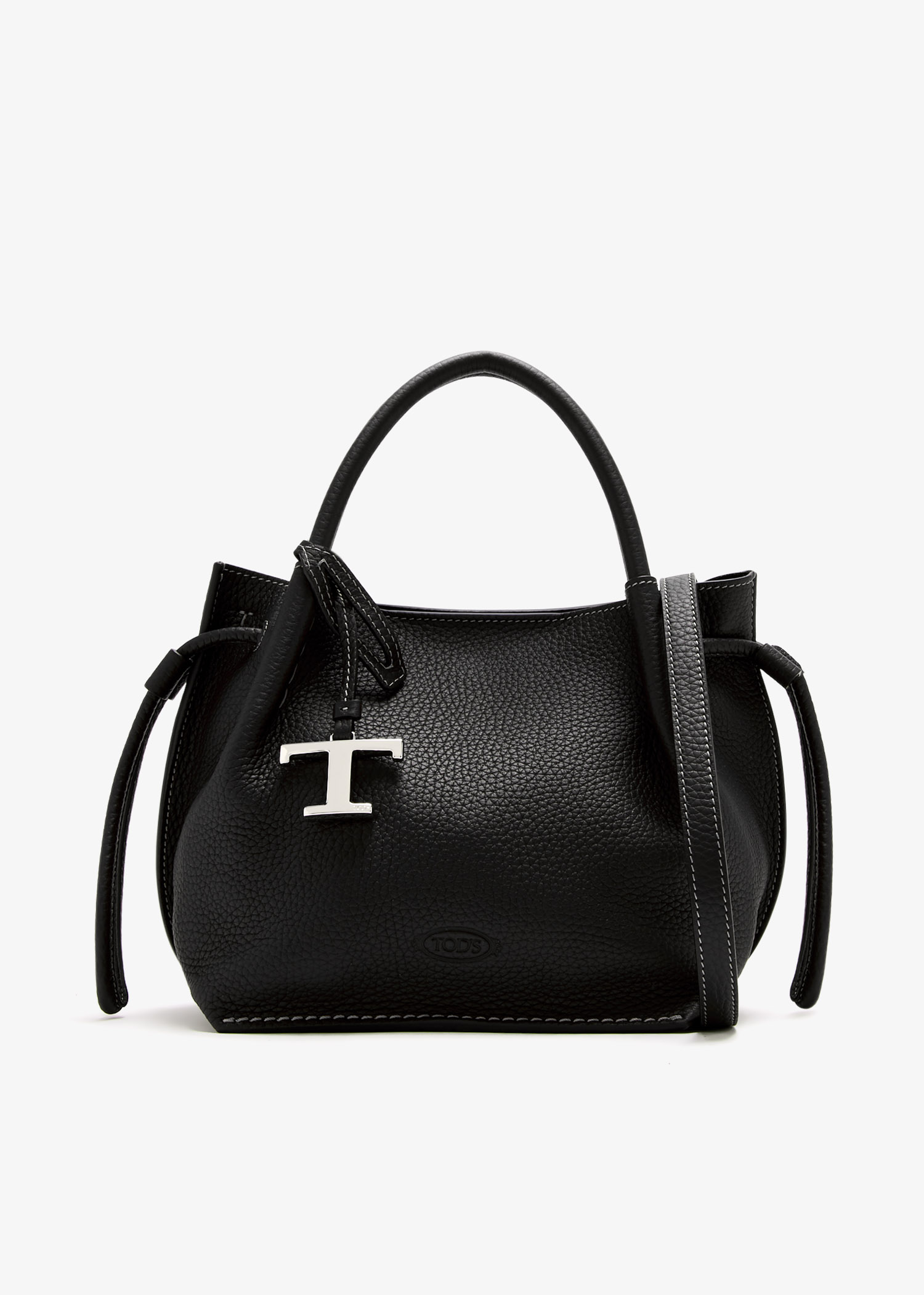 Small leather bucket bag, Black
Small leather bucket bag, Black