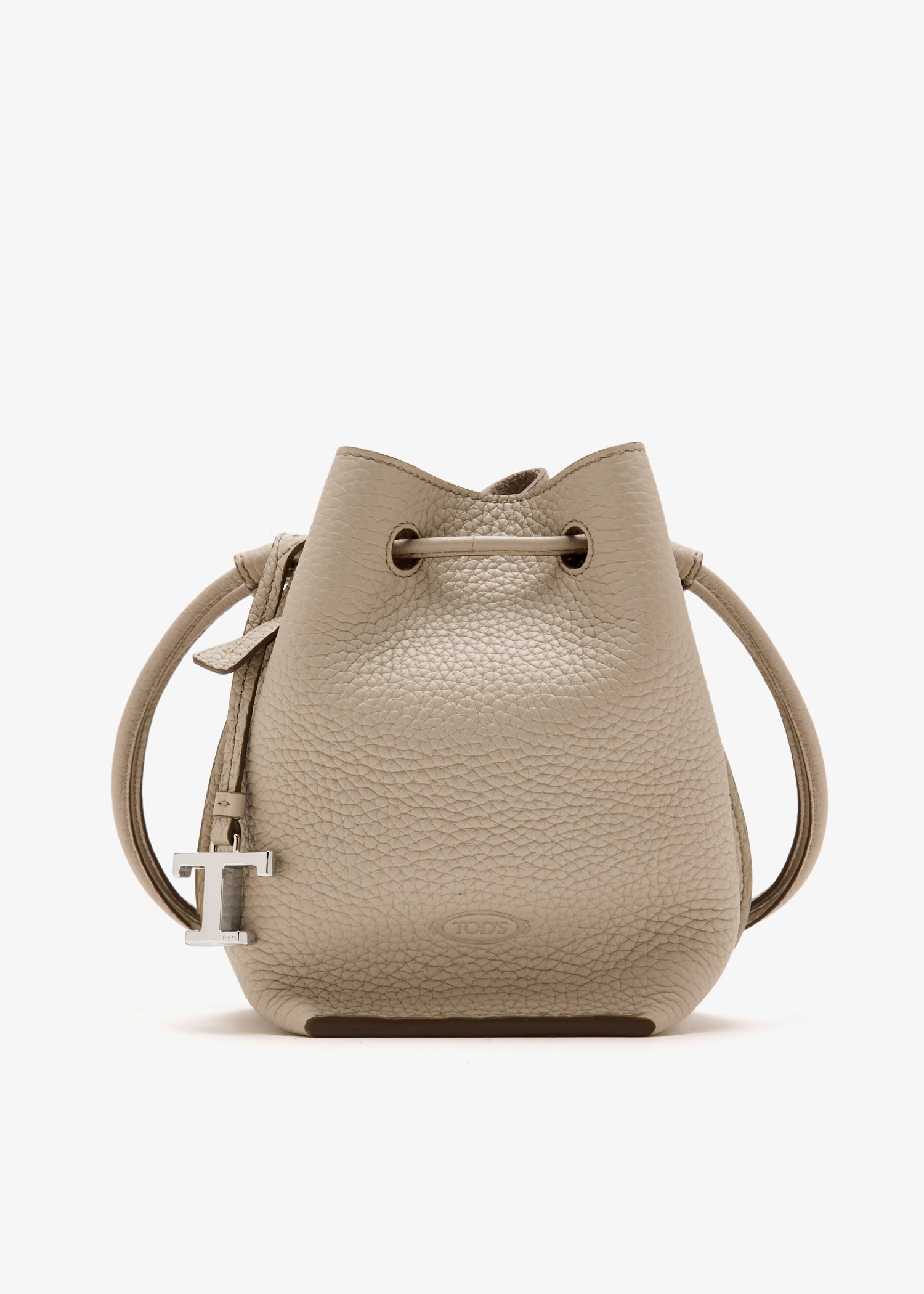 Micro leather bucket bag, Cream
Micro leather bucket bag, Cream