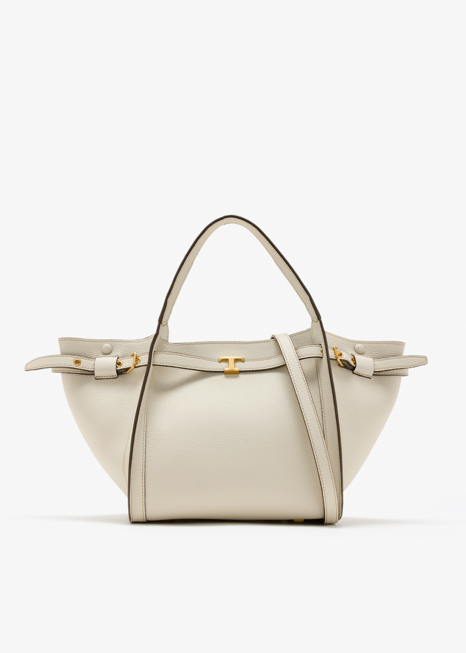 Leather small shopping bag, White
Leather small shopping bag, White