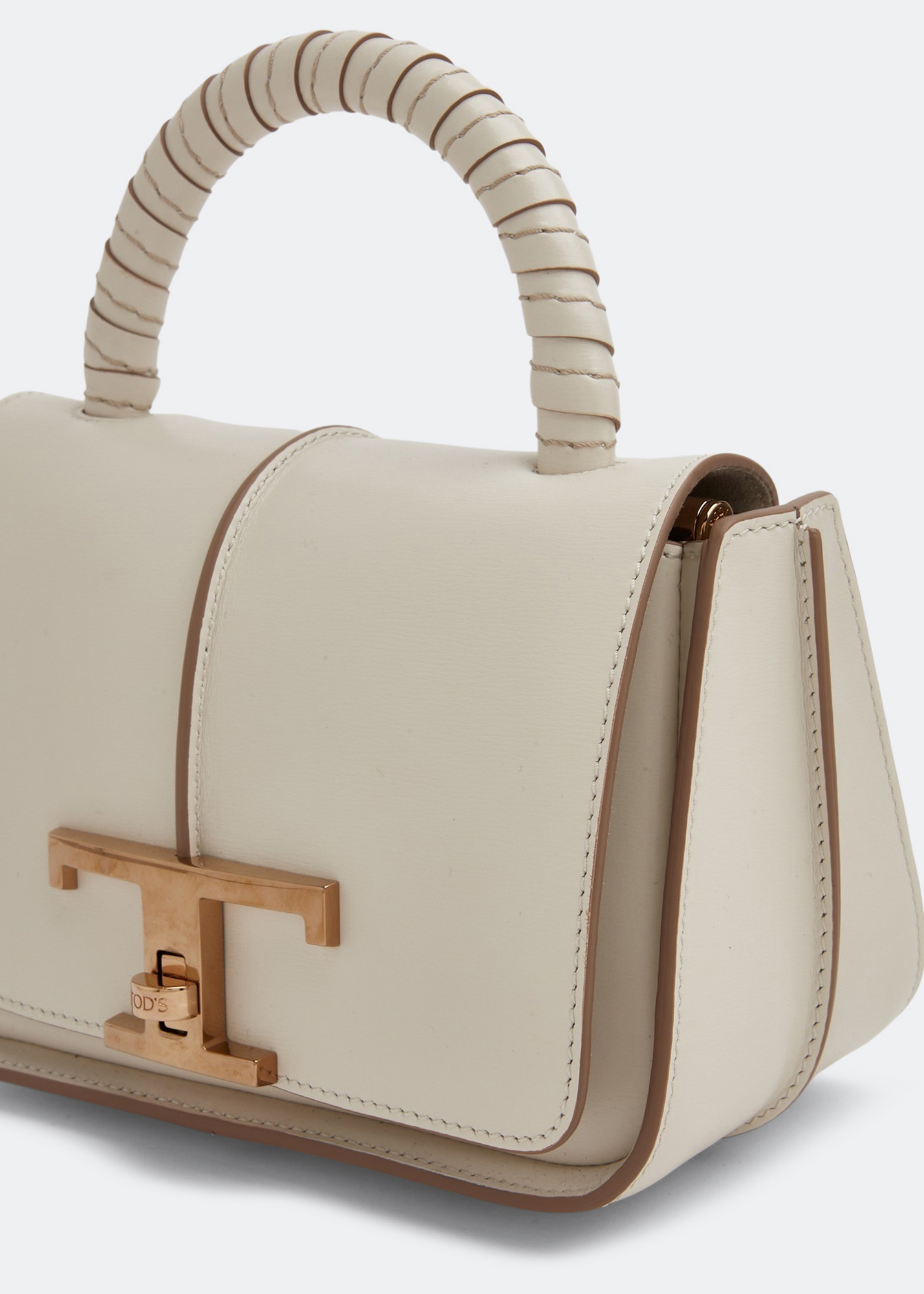 Mini Timeless leather handbag, White