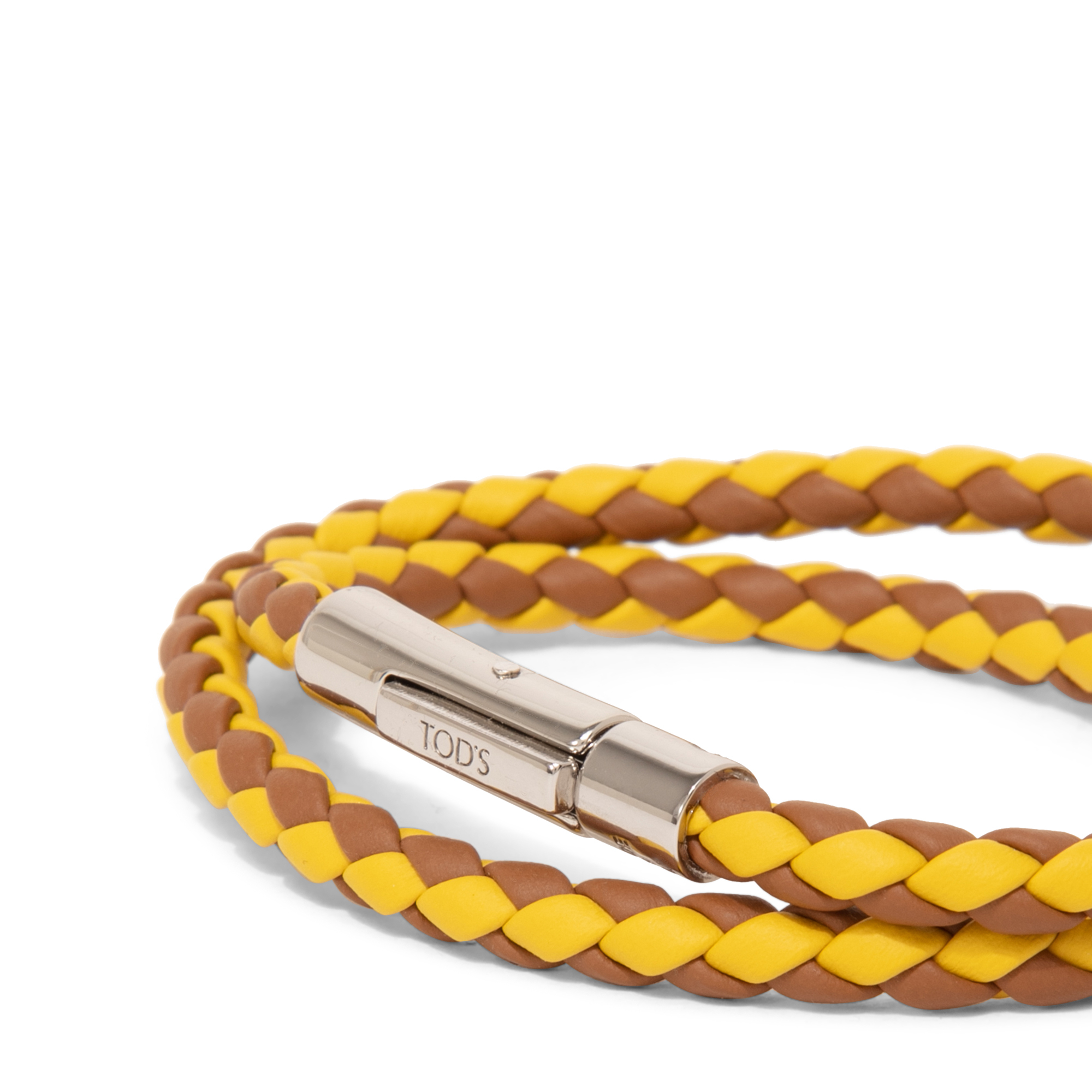 MyColours leather bracelet, Yellow