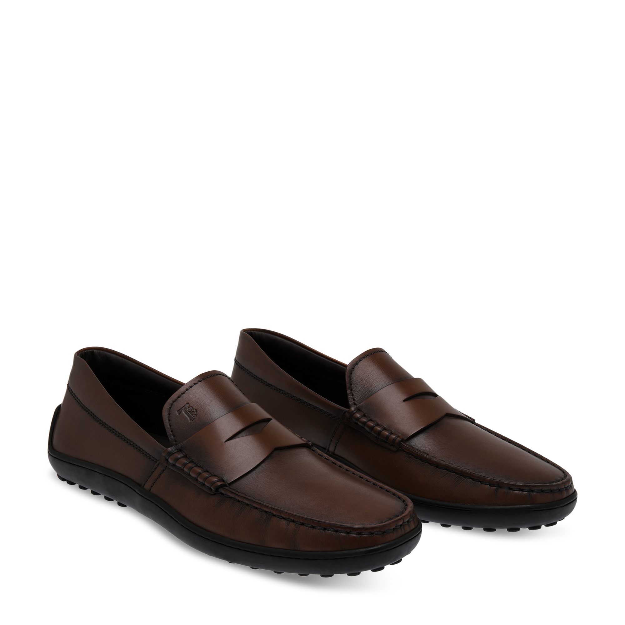 Leather loafers, Brown