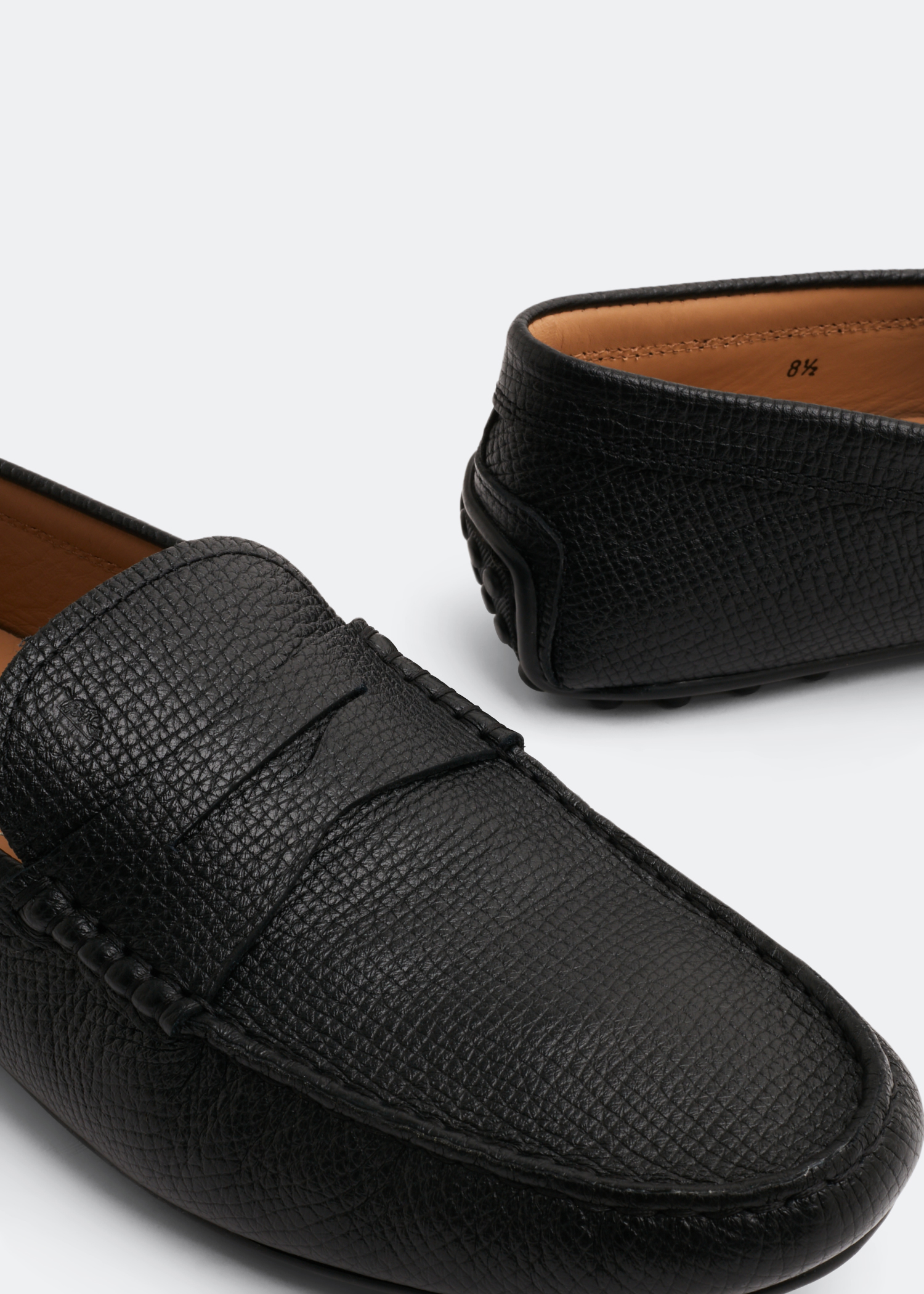 Gommini penny loafers, Black