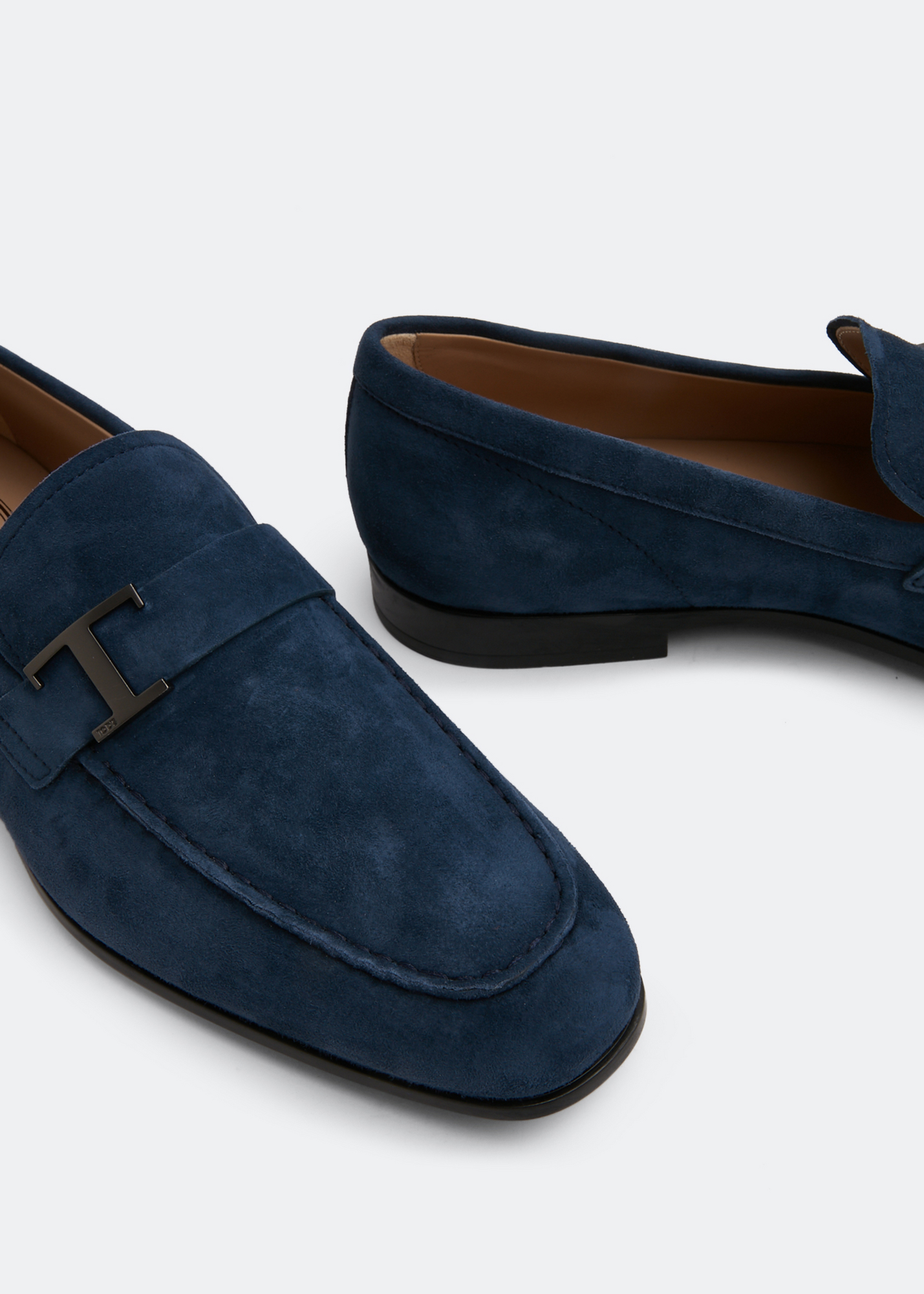 Timeless suede loafers, Blue