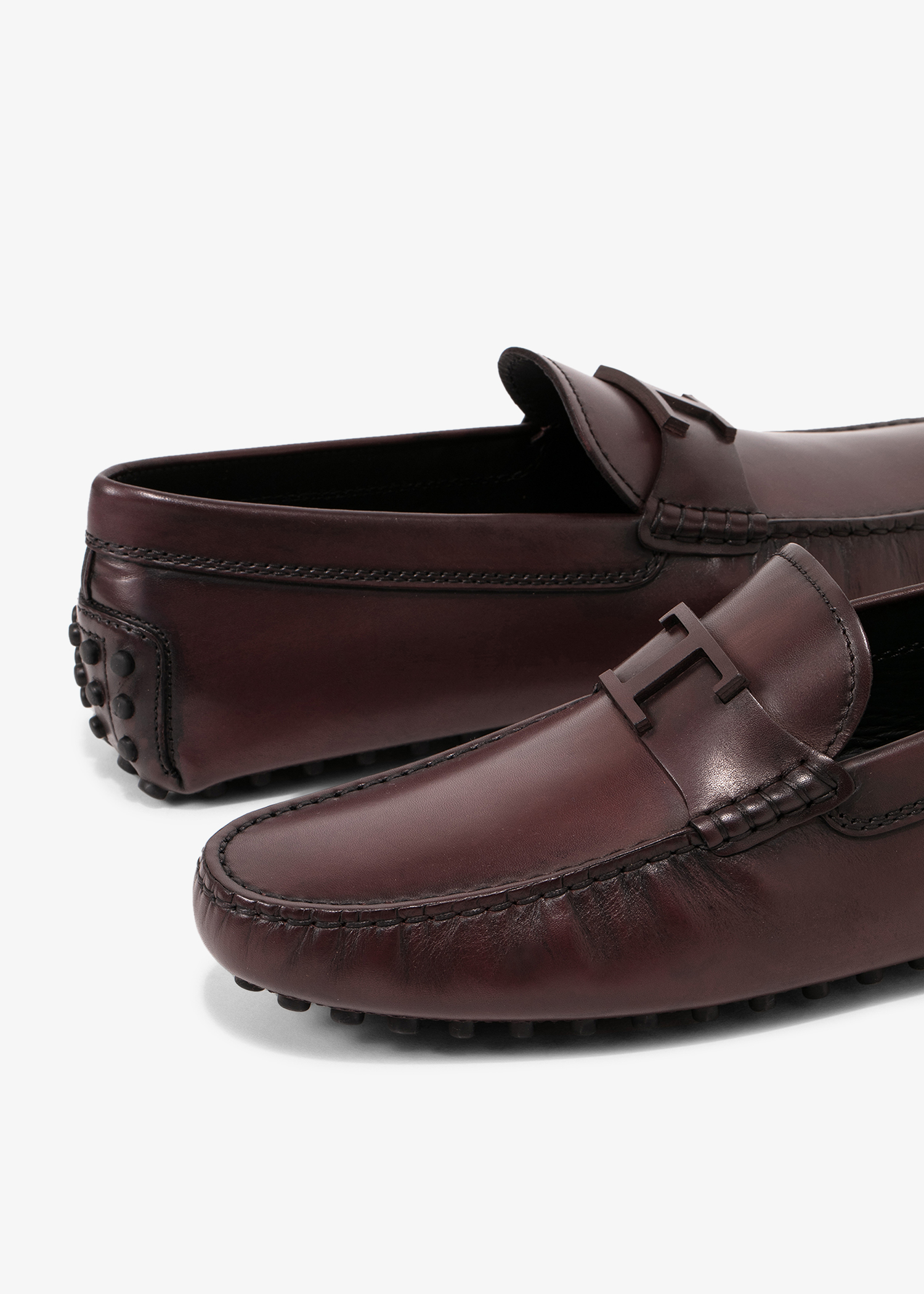 City Gommino driving loafers, Burgundy