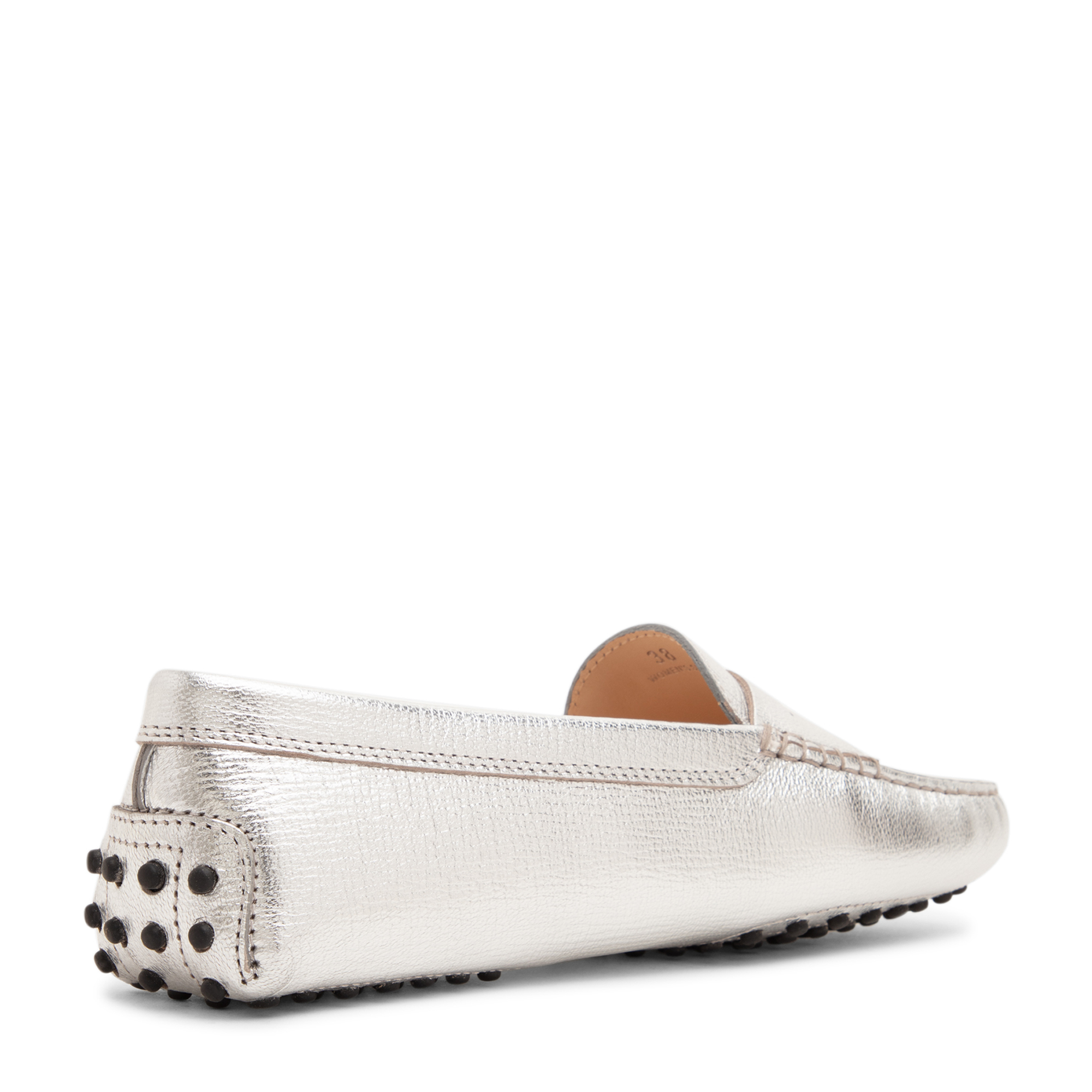Gommini loafers, Silver