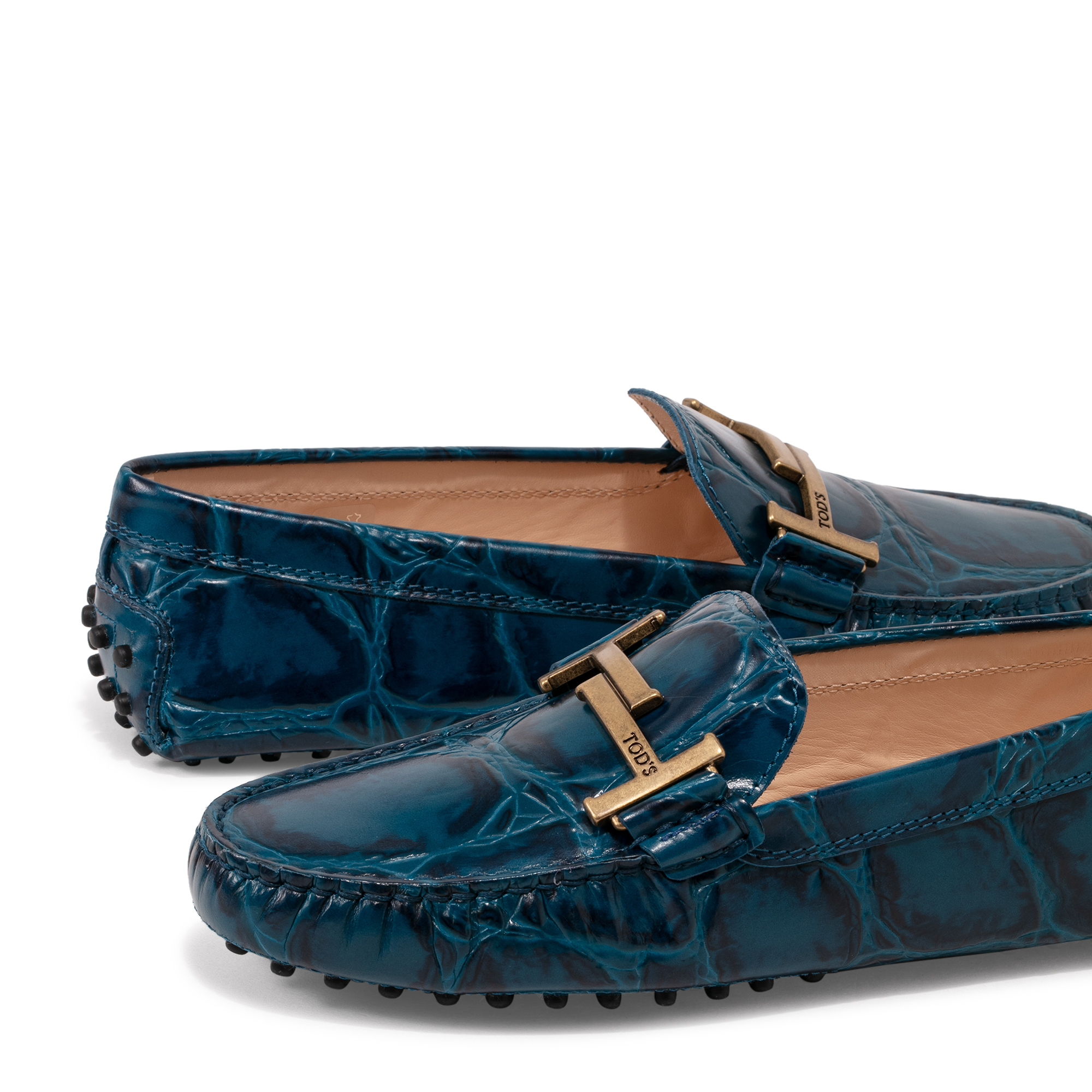Gommino T-bar loafers, Blue