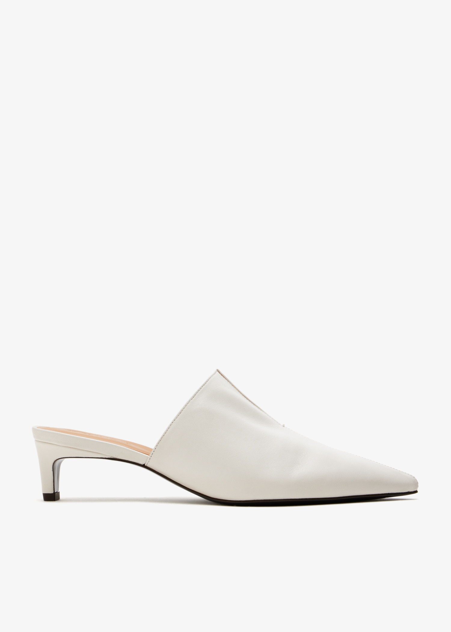 Leather mules, White
Leather mules, White