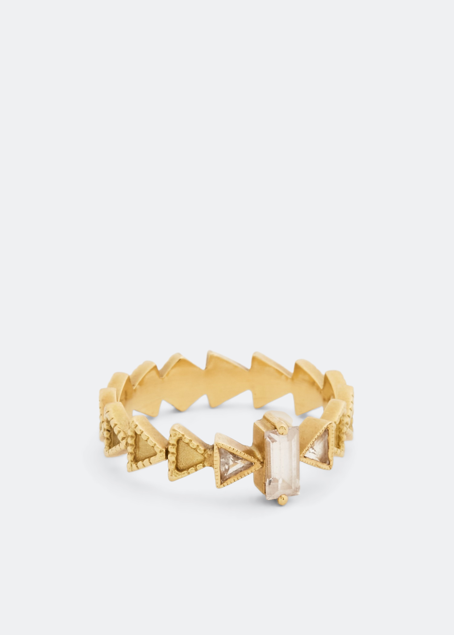 White Sapphire Legend ring, Gold