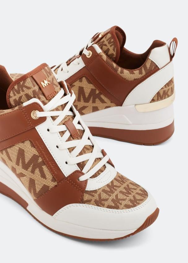 Michael Kors Georgie sneakers for Women - Brown in UAE | Level Shoes