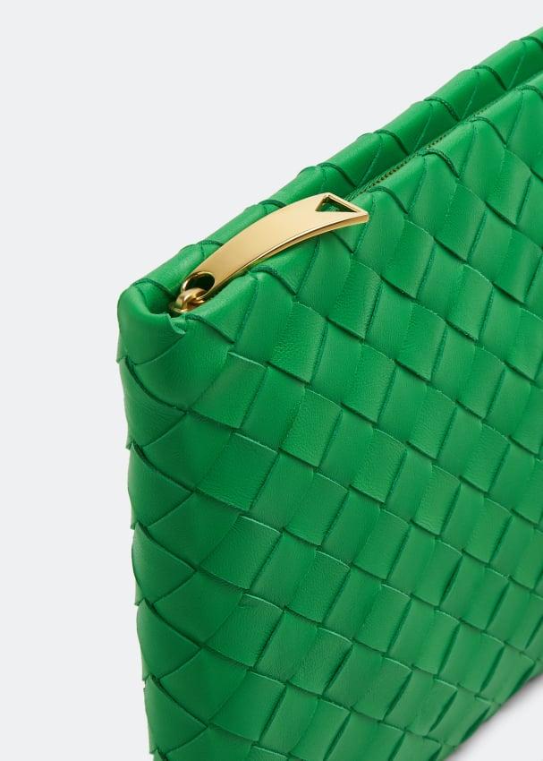 Bottega Veneta Medium pouch for Women - Green in UAE | Level Shoes