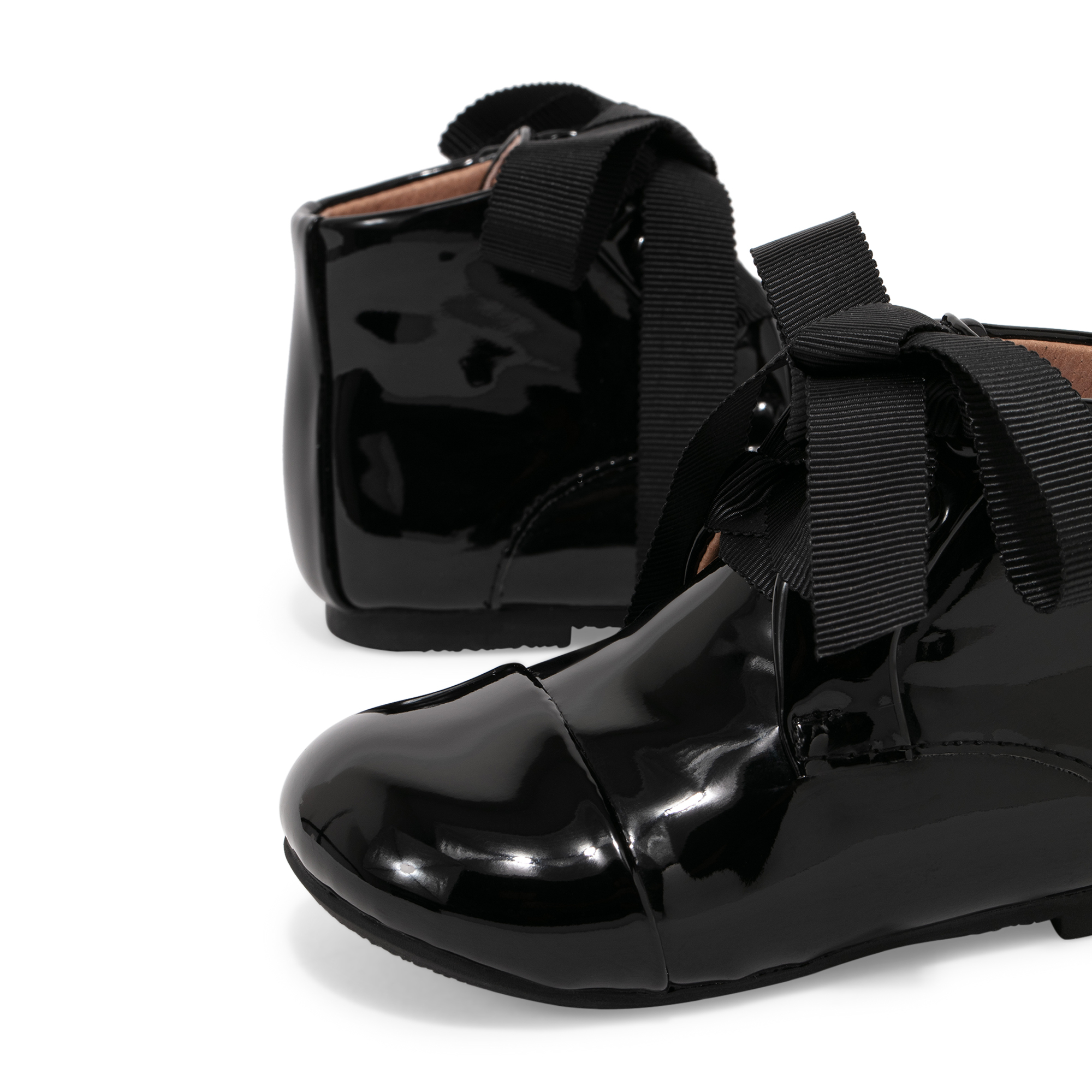 Black patent infant boots shop