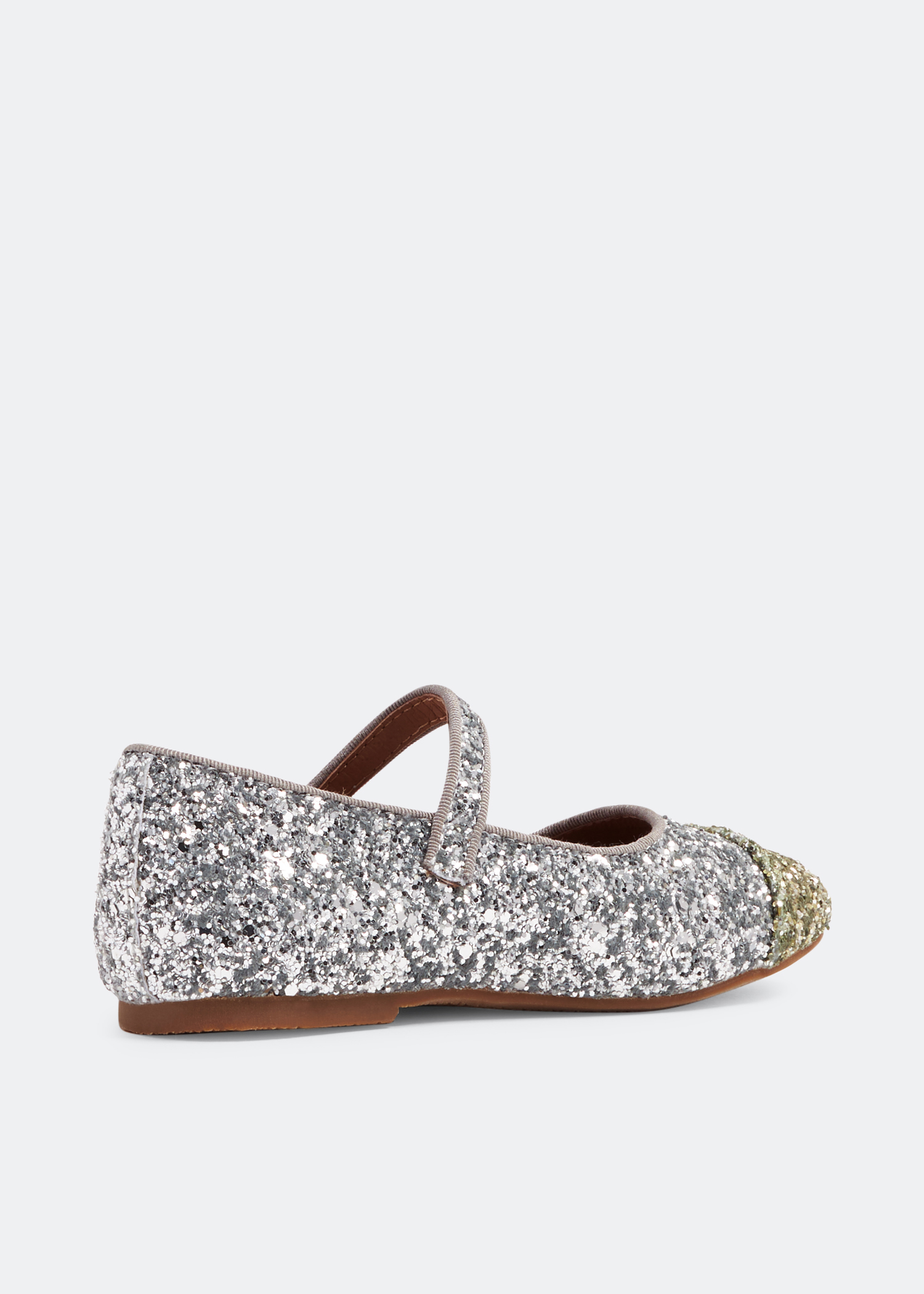 Ballerina silver shoes hotsell
