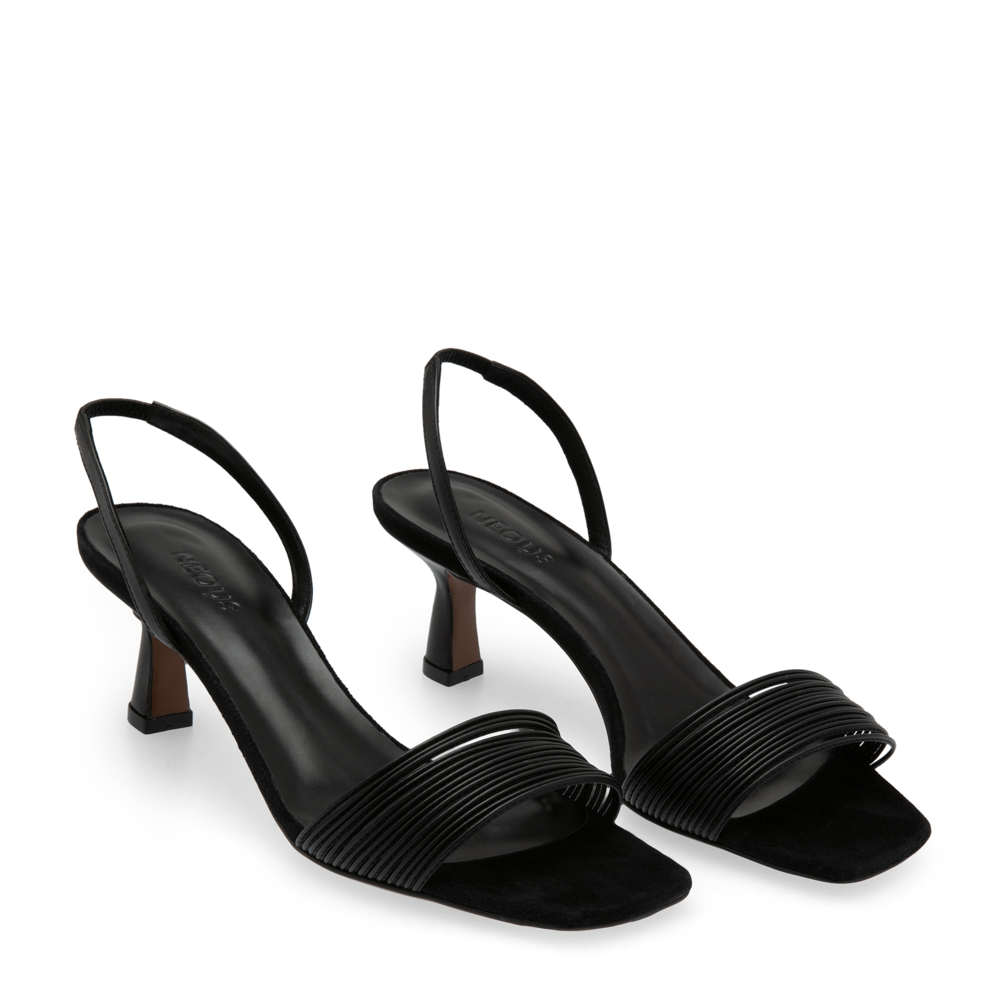 

Rossi slingback sandals, Black
