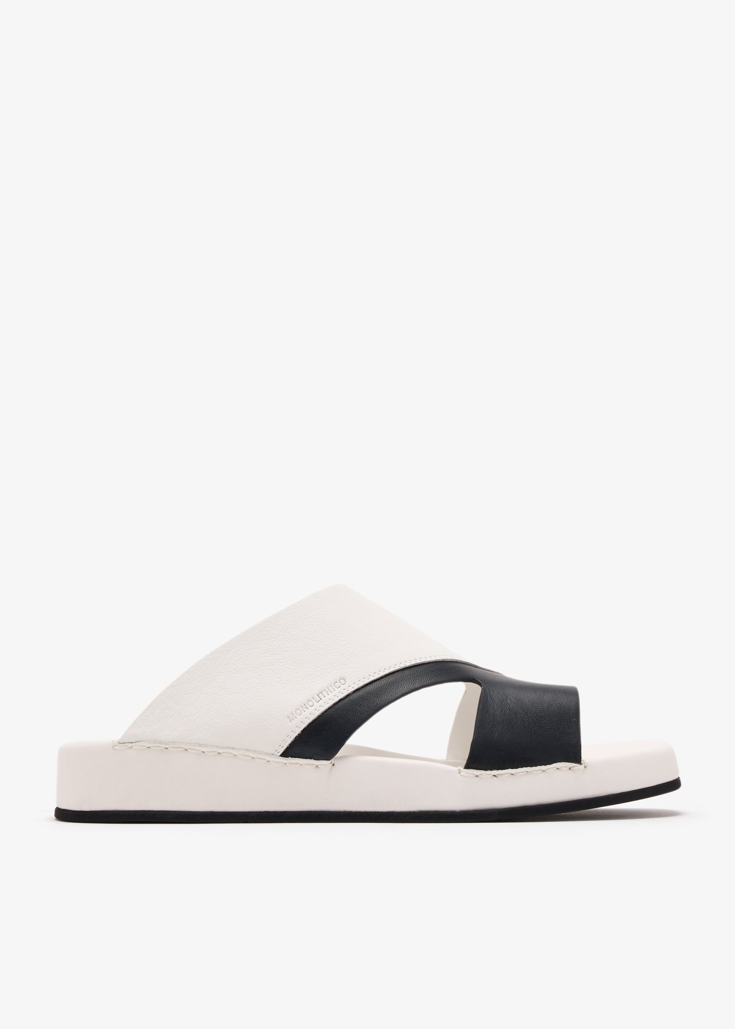 

Obi sandals, White