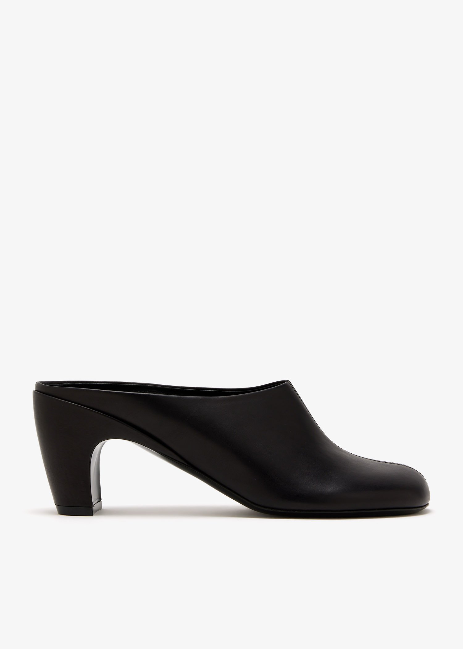 

Leather mules, Black
