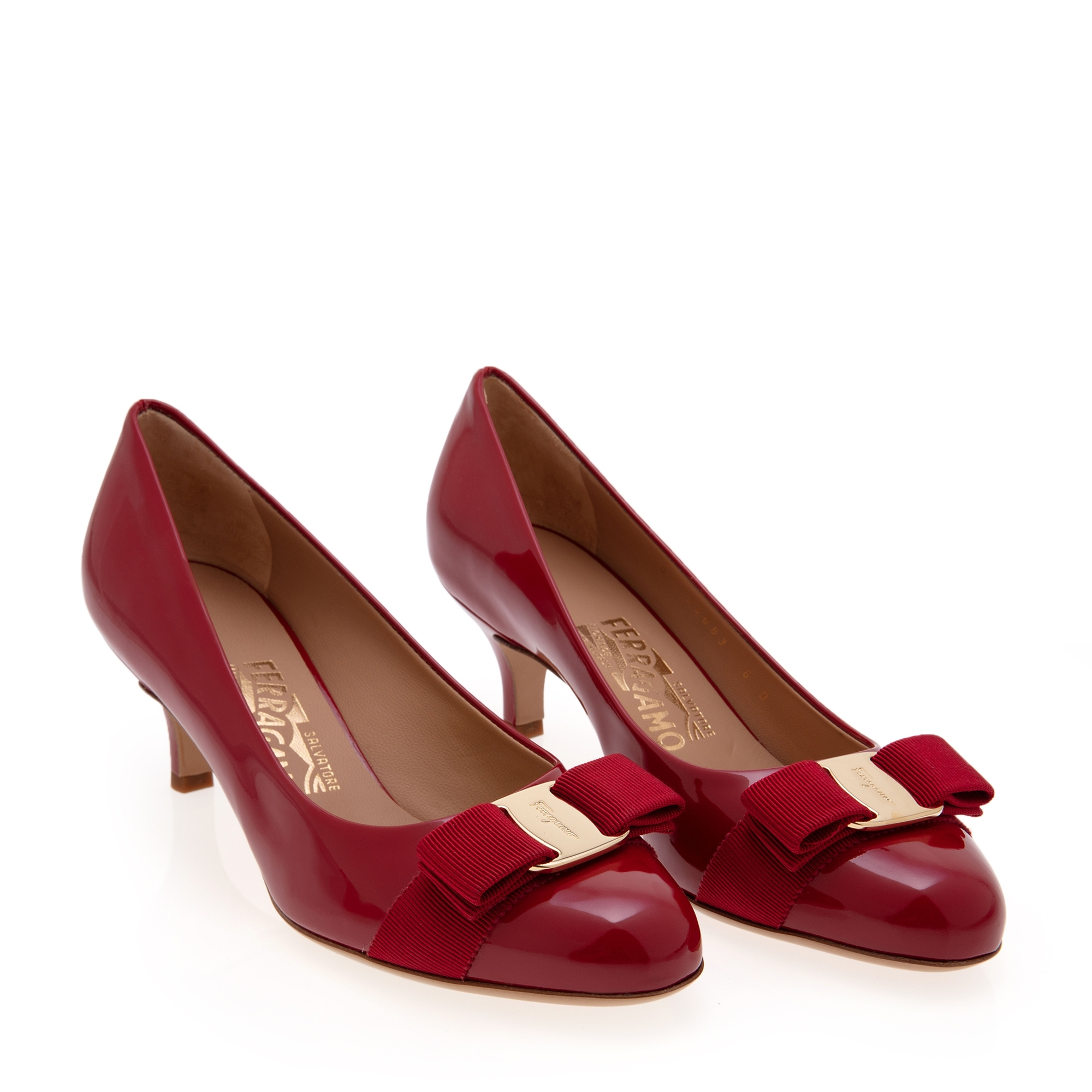 

Vara bow pumps, Red
