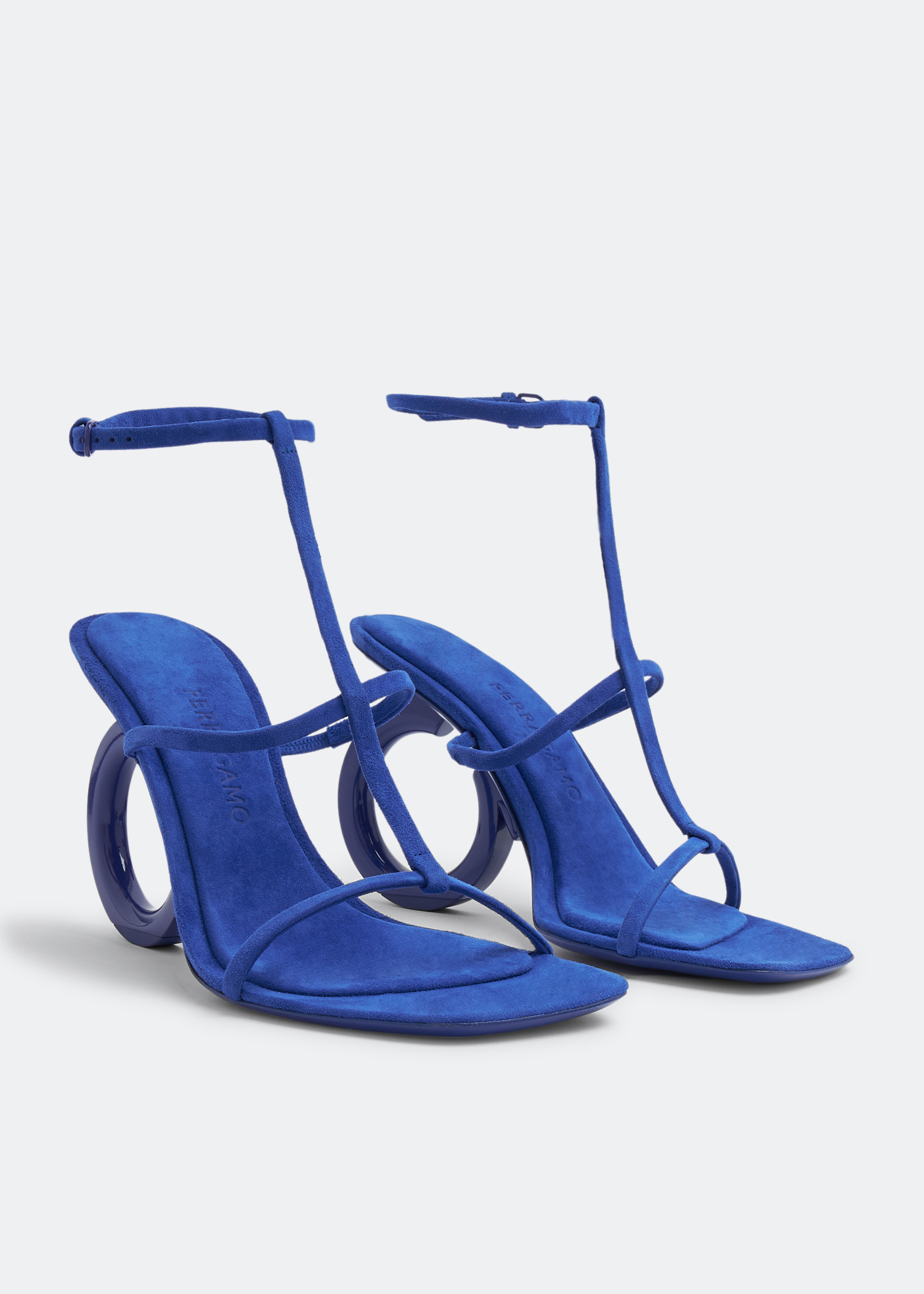 Ferragamo Elina sandals for Women - Blue in UAE | Level Shoes Ferragamo Elina sandals for Women - Blue in UAE | Level Shoes