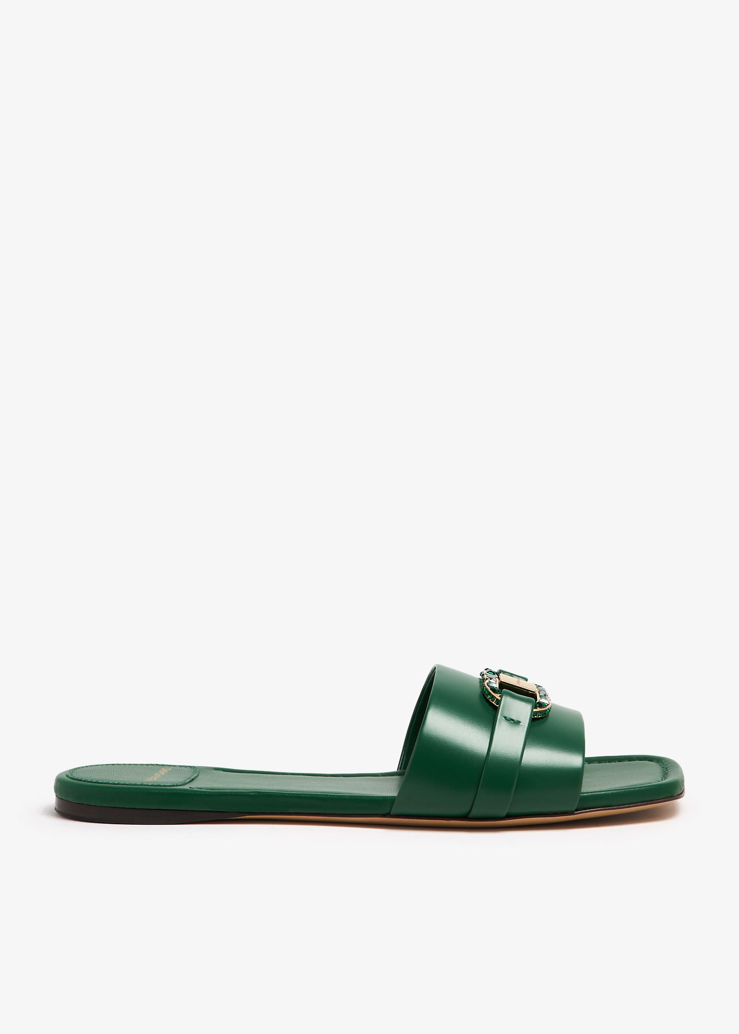 

Leah crystal sandals, Green