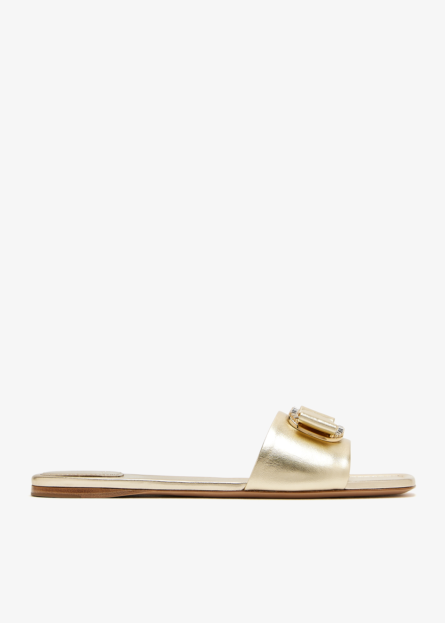 

Platino slide sandals, Gold