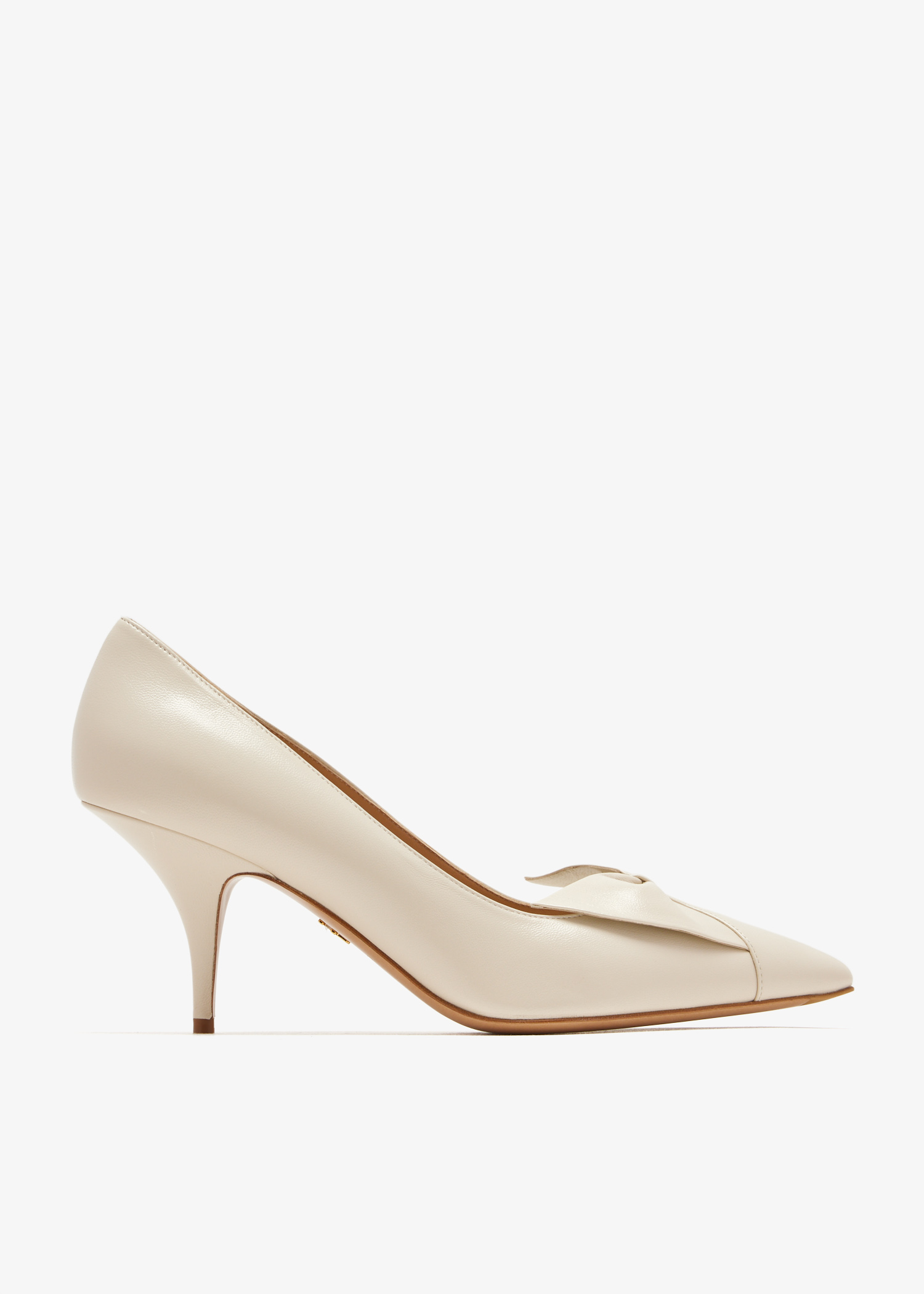 

Soft Bow pumps, White