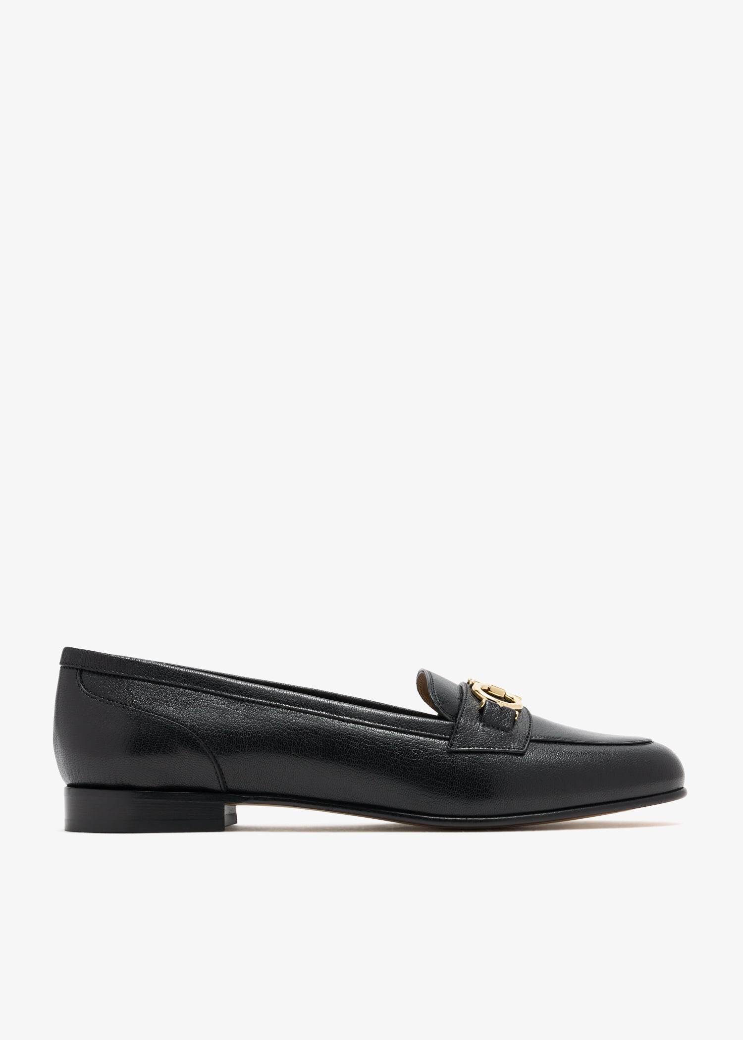 

Gancini loafers, Black