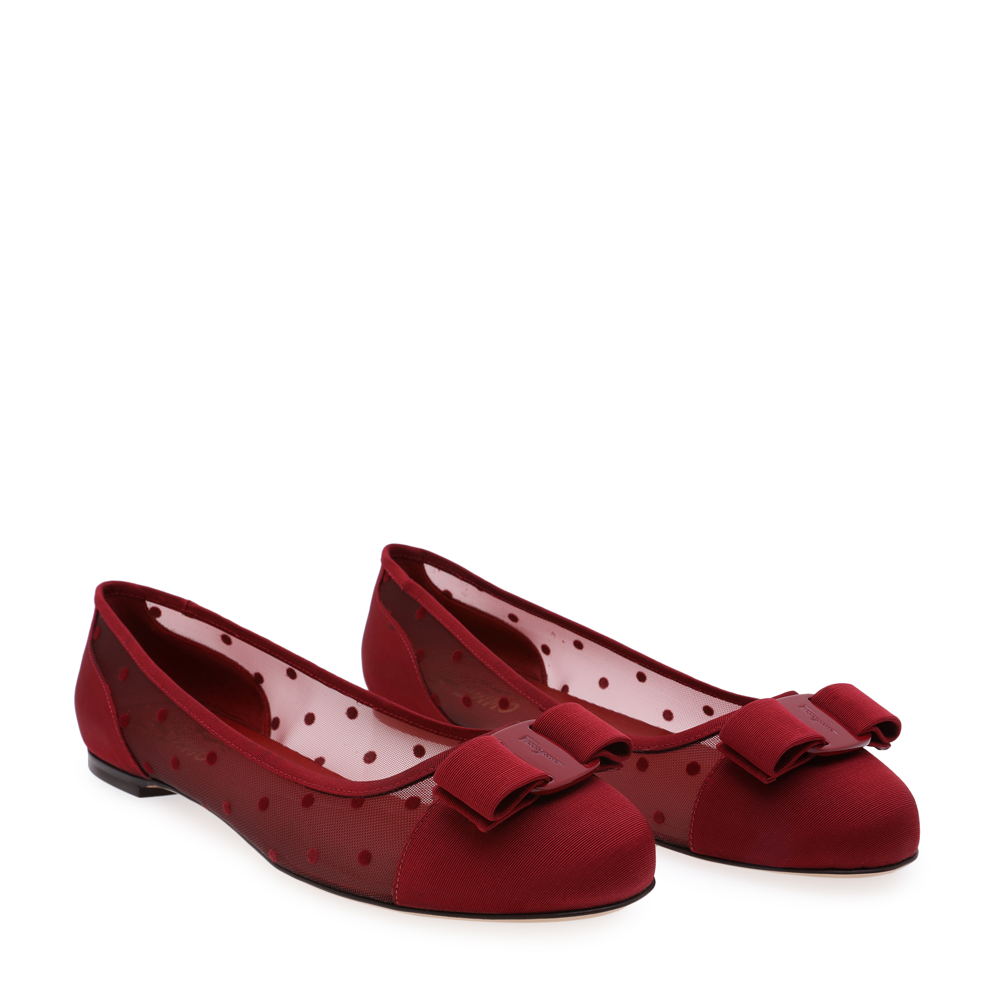 

Vara bow ballet flats, Red