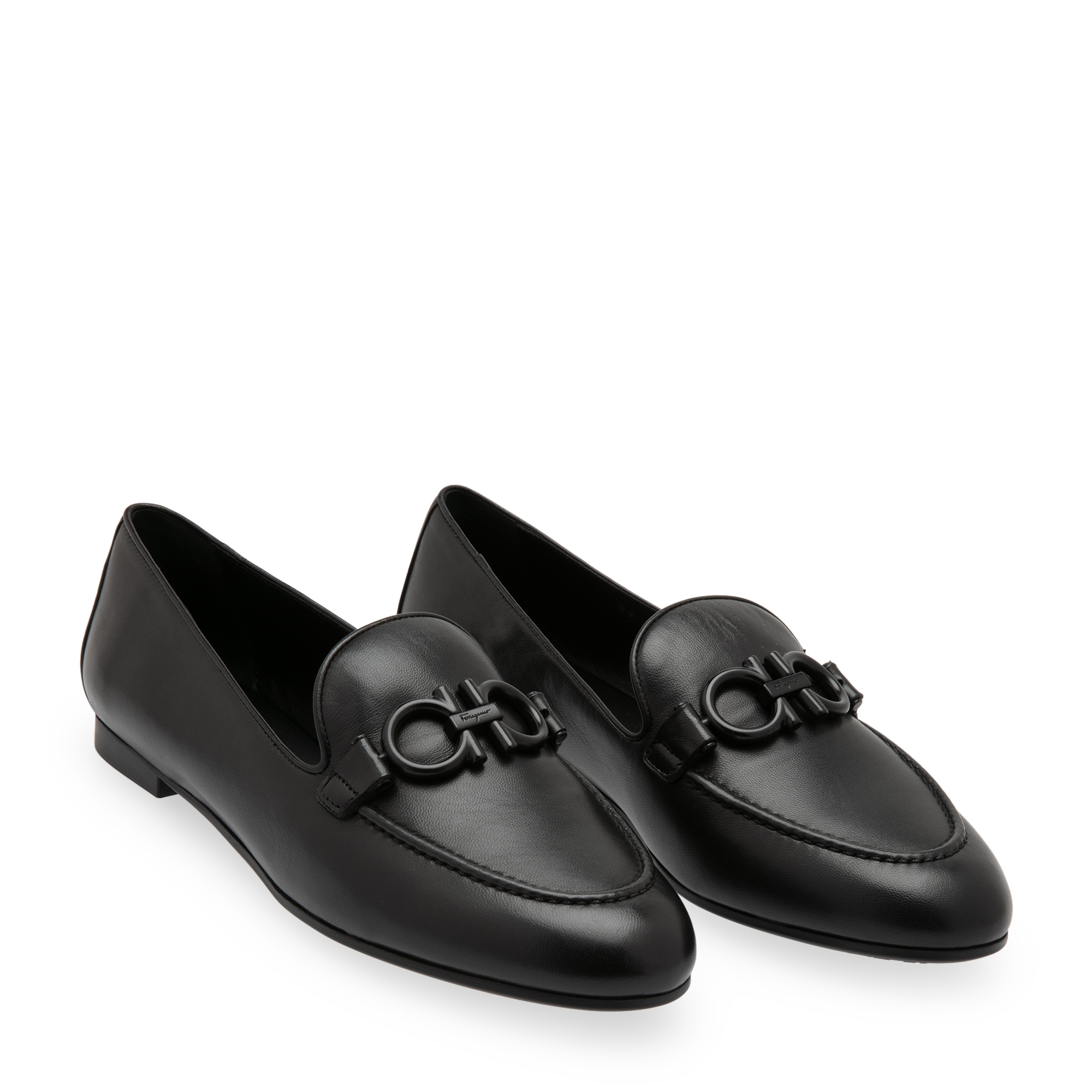 

Gancini moccasins, Black