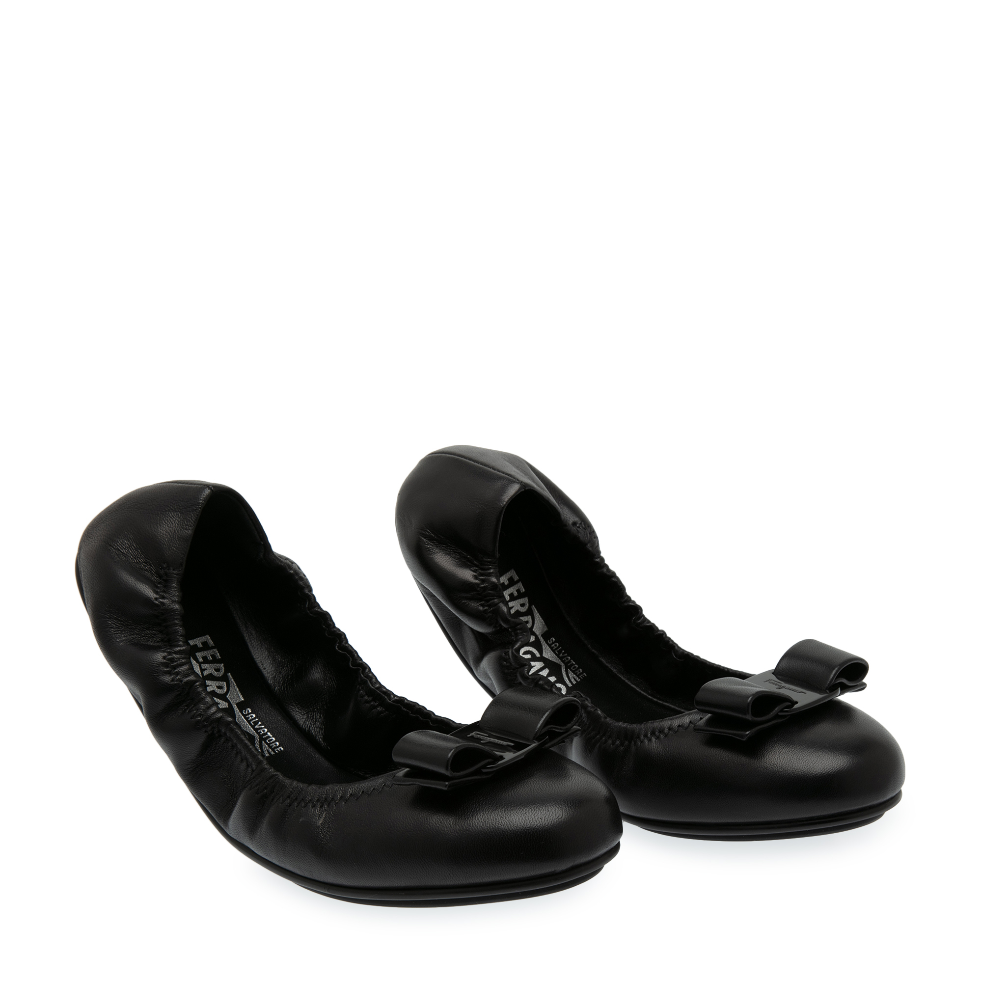 

Vara bow ballet flats, Black