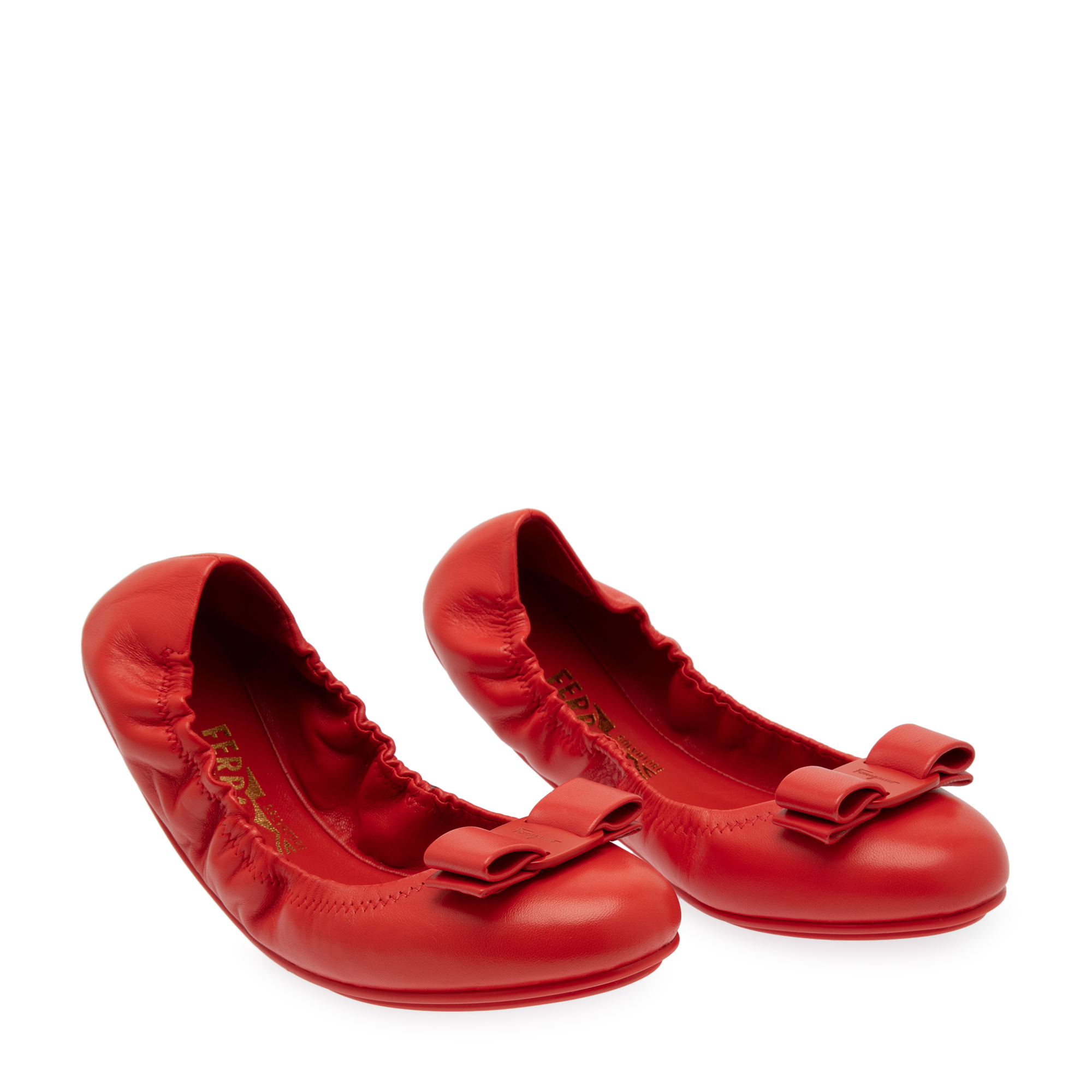 

Vara bow ballet flats, Red