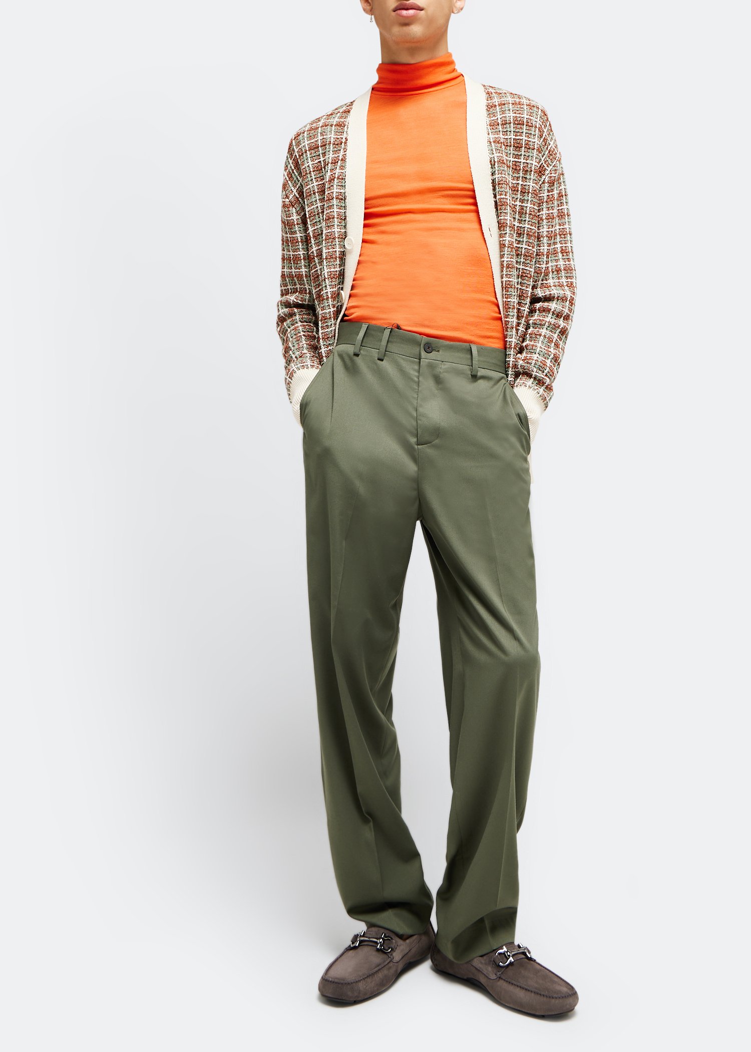 

Gancini driving loafers, Grey