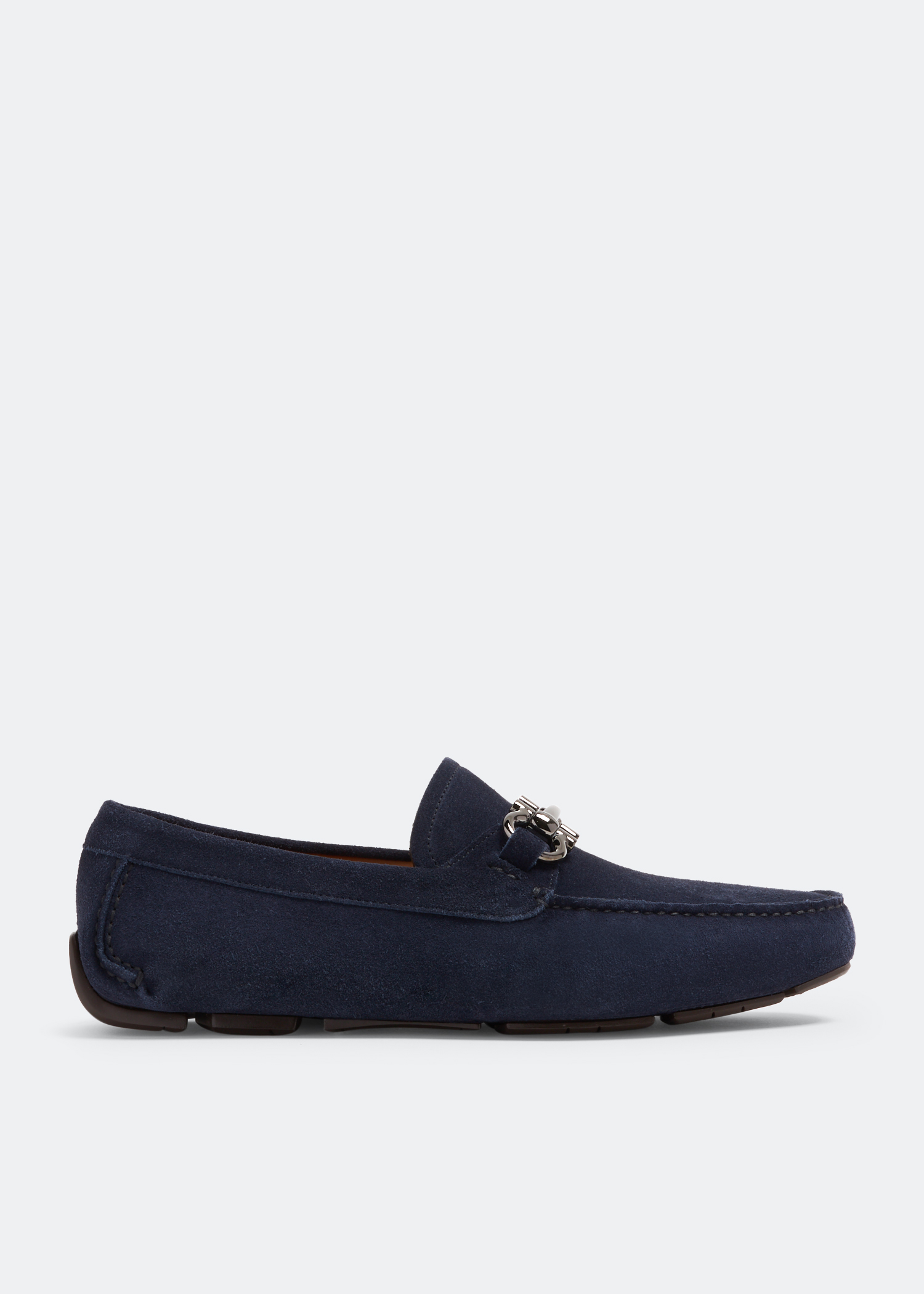 Ferragamo Gancini driving loafers for Men - Blue in UAE