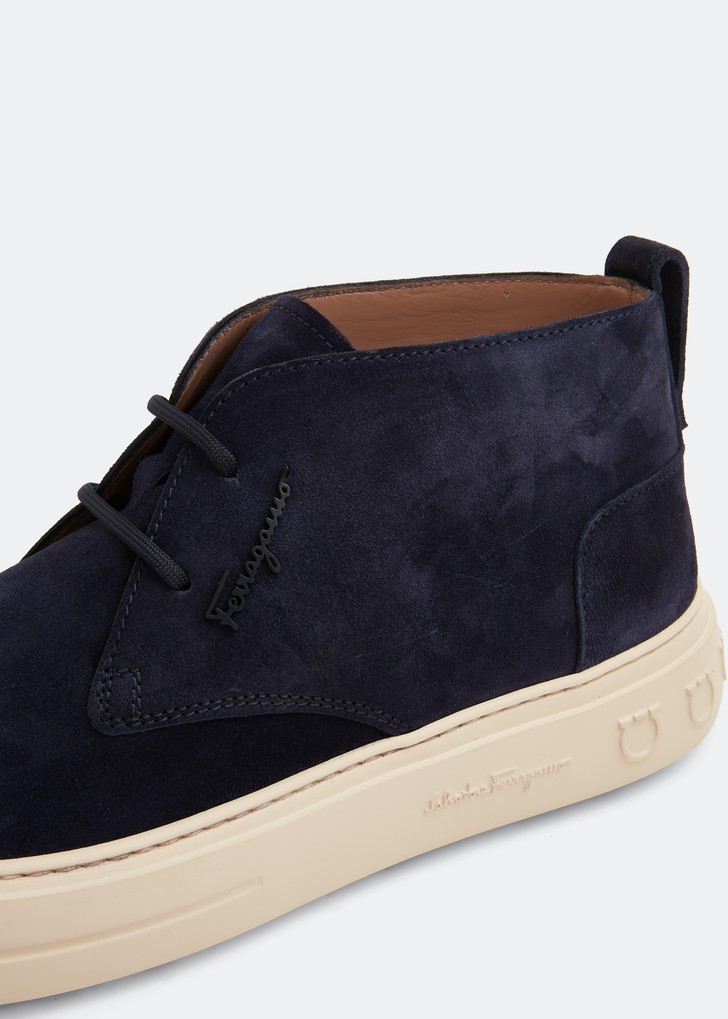

Sporty desert boots, Blue