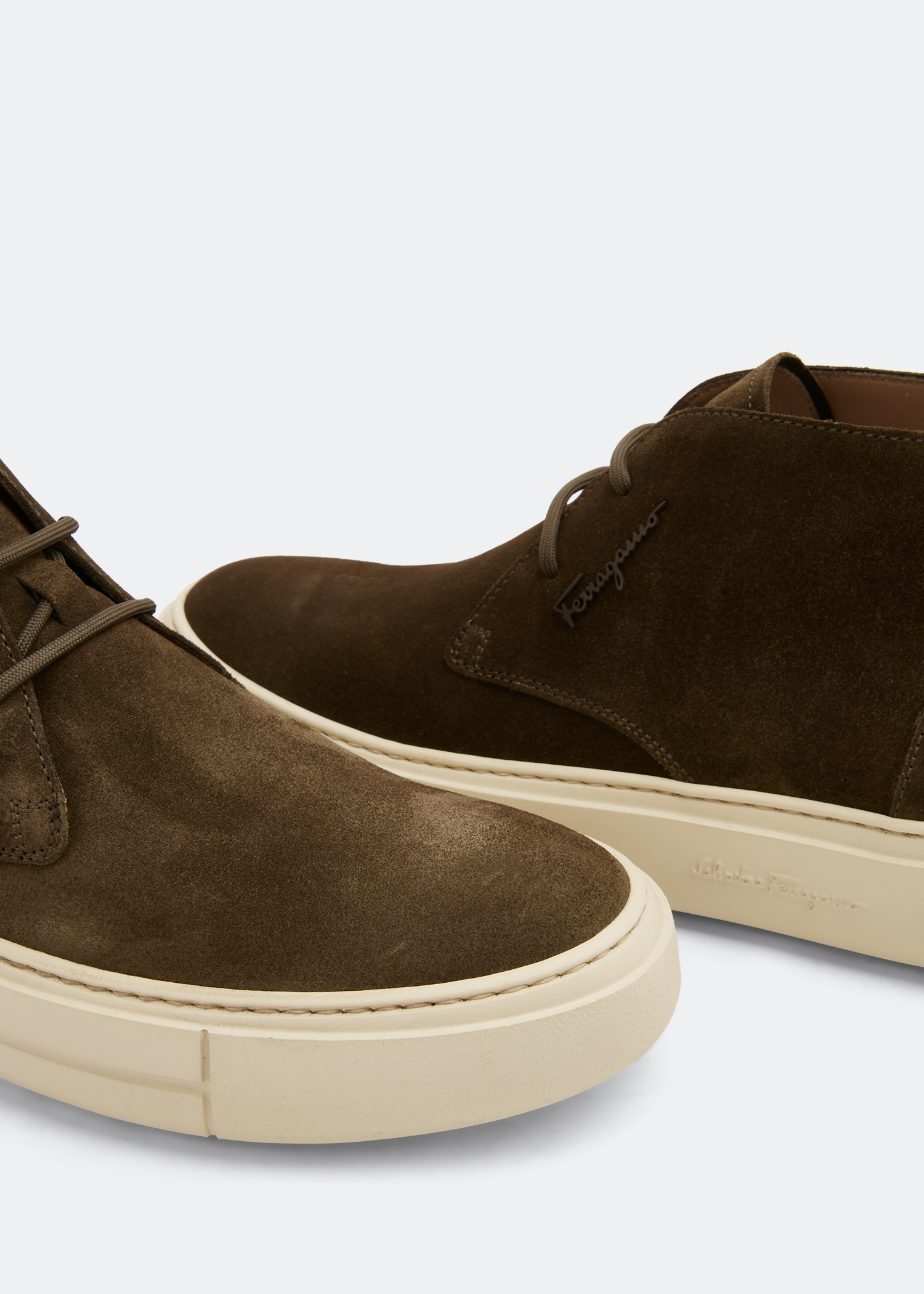 

Sporty desert boots, Brown